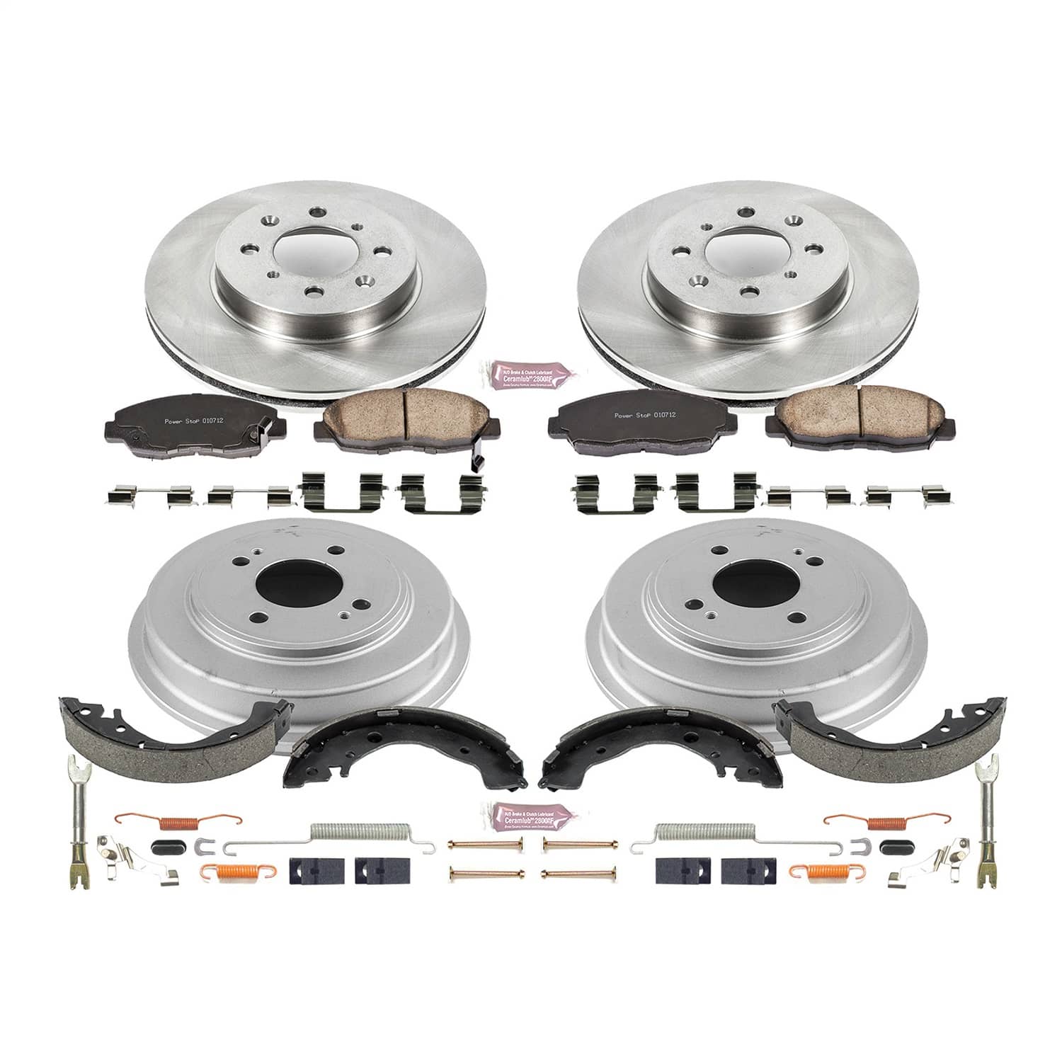 Power Stop - KOE15247DK - Complete Vehicle Disc/Drum Brake Kit