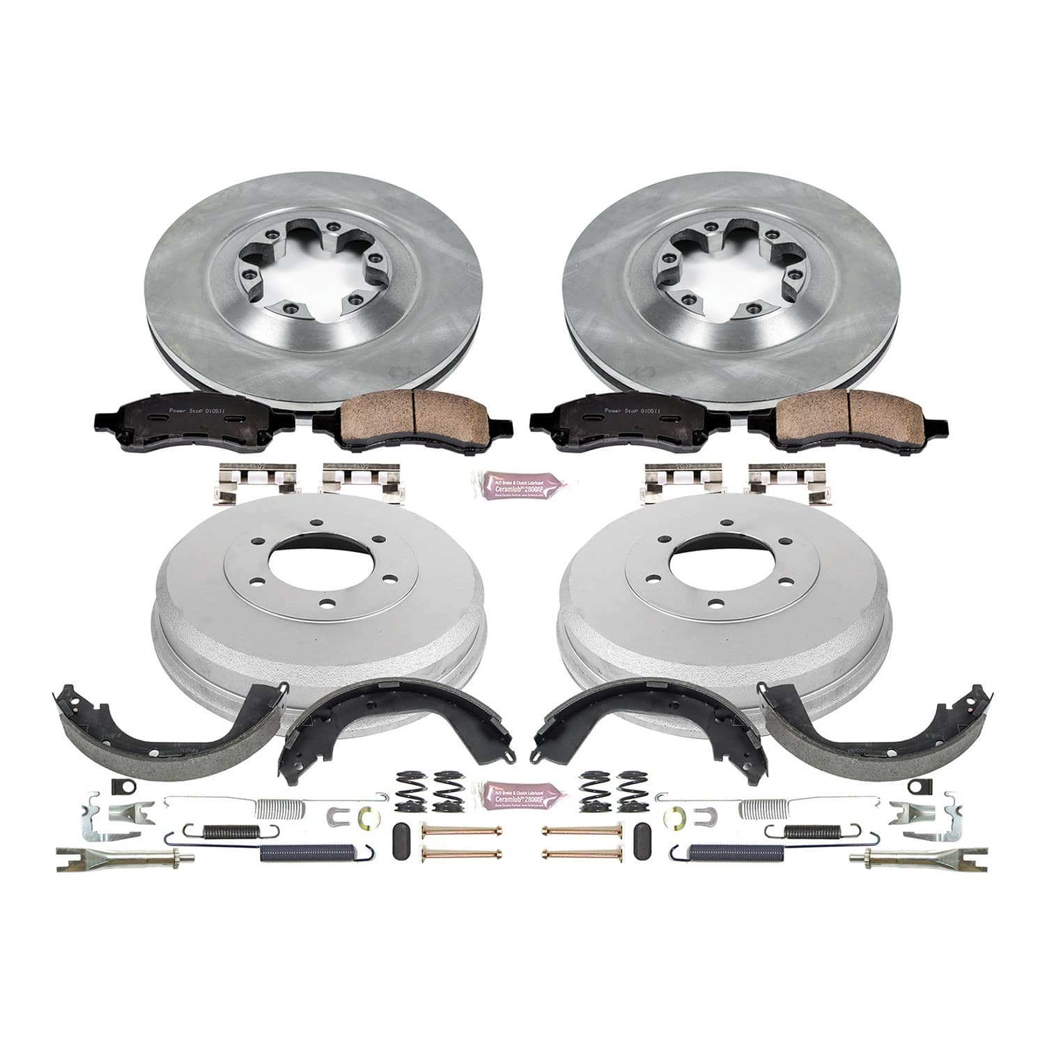 Power Stop - KOE15262DK - Complete Vehicle Disc/Drum Brake Kit
