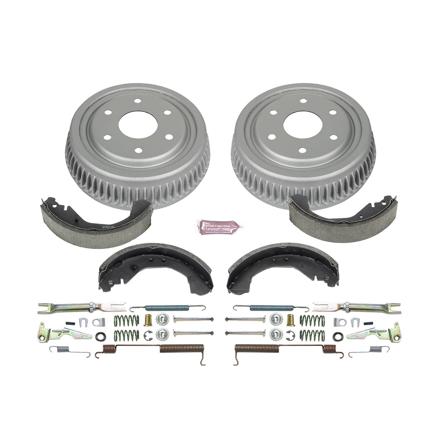 Power Stop - KOE15329DK - Rear - Drum Brake Shoe and Drum Kit