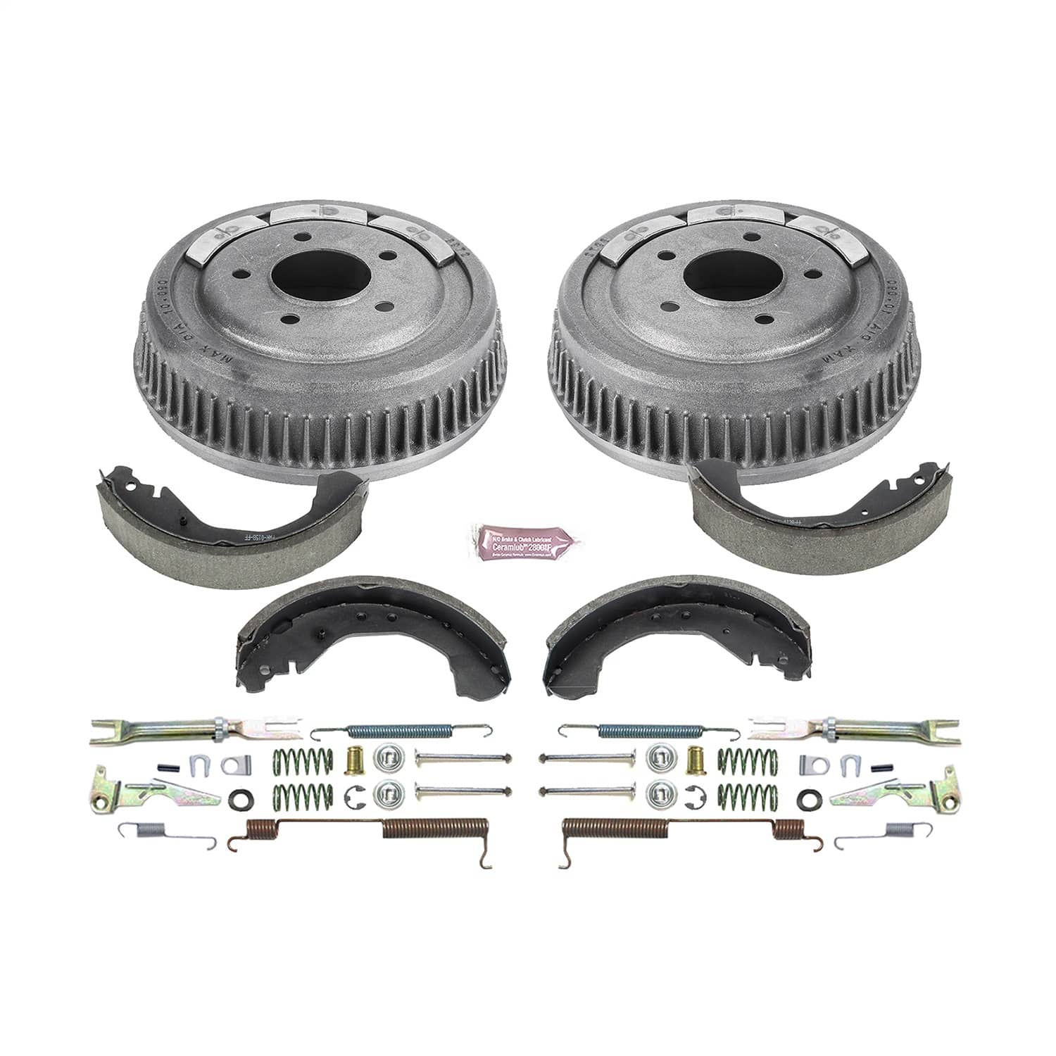 Power Stop - KOE15330DK - Rear - Drum Brake Shoe and Drum Kit