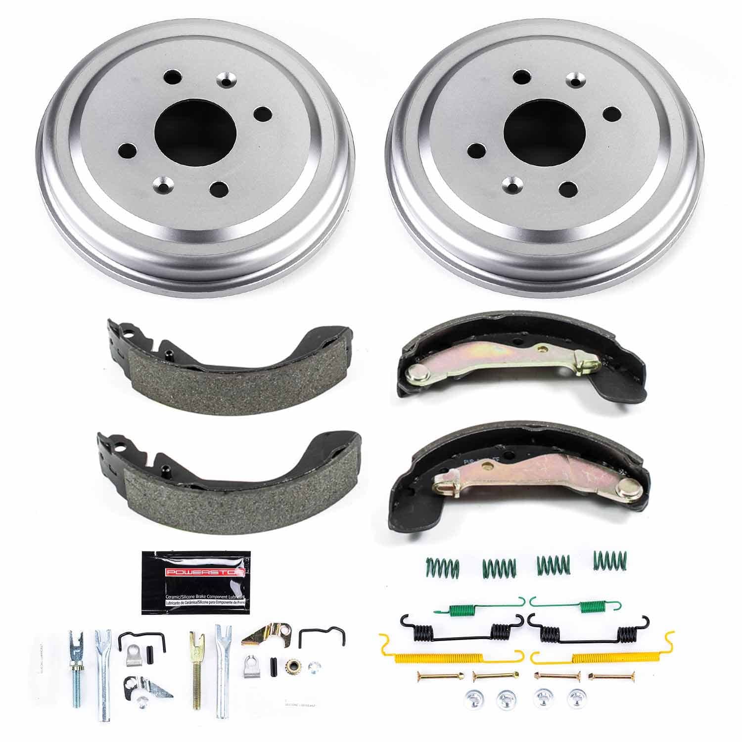 Power Stop - KOE15391DK - Rear - Drum Brake Shoe and Drum Kit