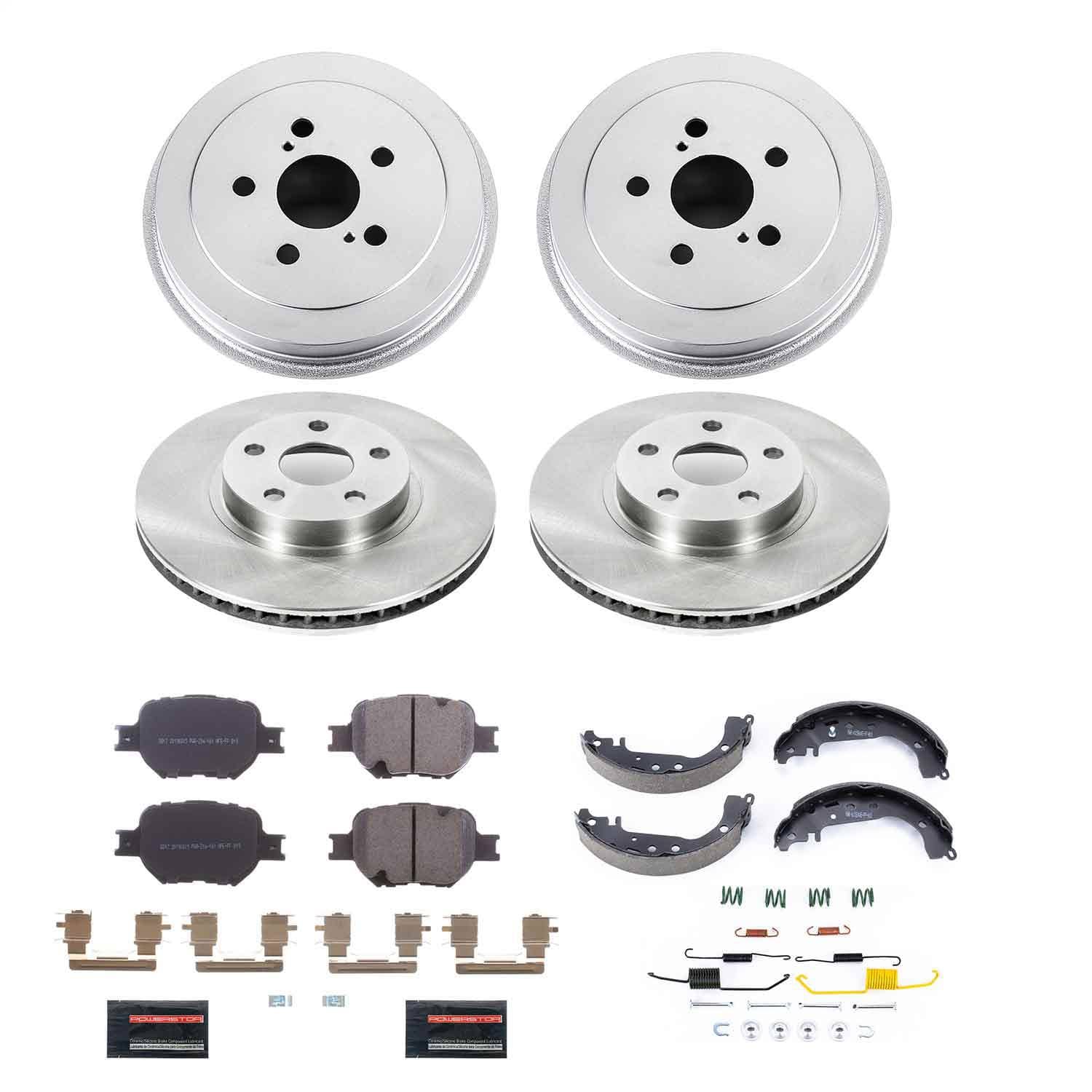 Power Stop - KOE15464DK - Complete Vehicle Disc/Drum Brake Kit