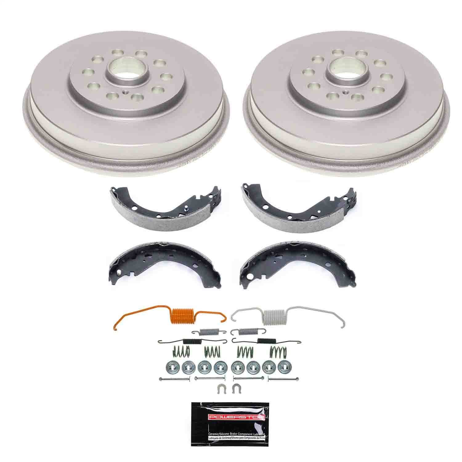 Power Stop - KOE15519DK - Rear - Drum Brake Shoe and Drum Kit