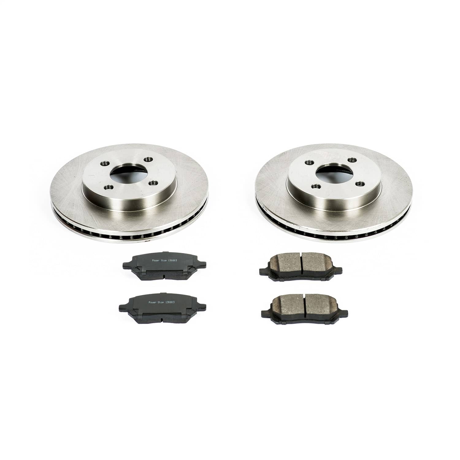 Power Stop - KOE1604 - Front - Disc Brake Pad and Rotor Kit