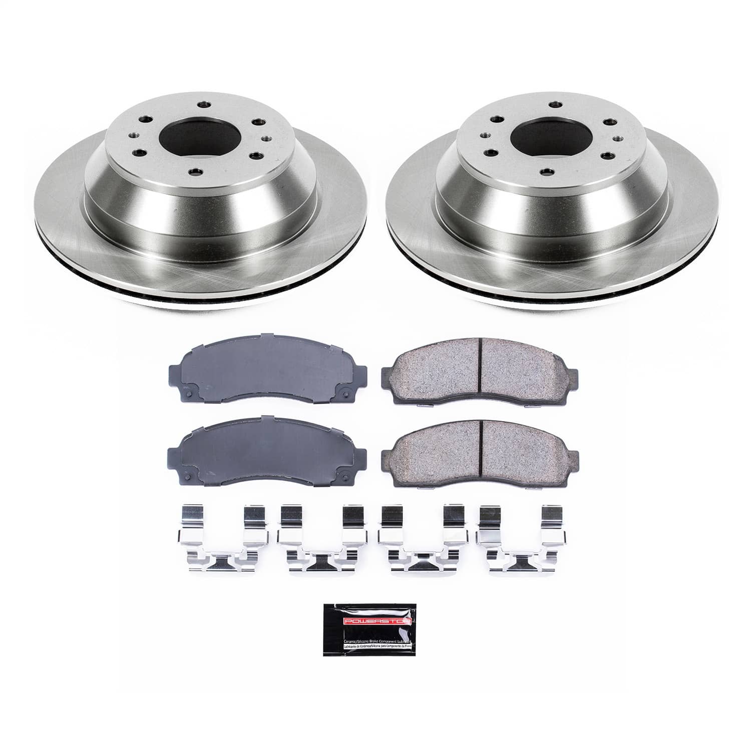 Power Stop - KOE2050 - Rear - Disc Brake Pad and Rotor Kit