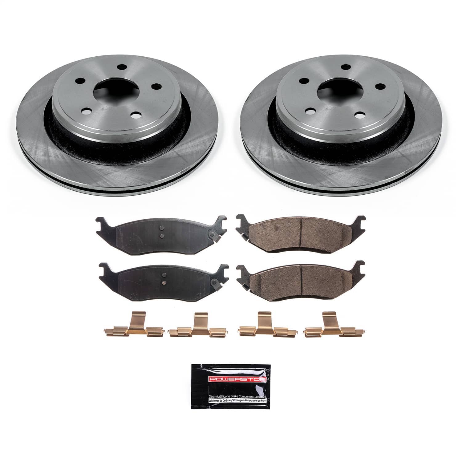 Power Stop - KOE2172 - Rear - Disc Brake Pad and Rotor Kit