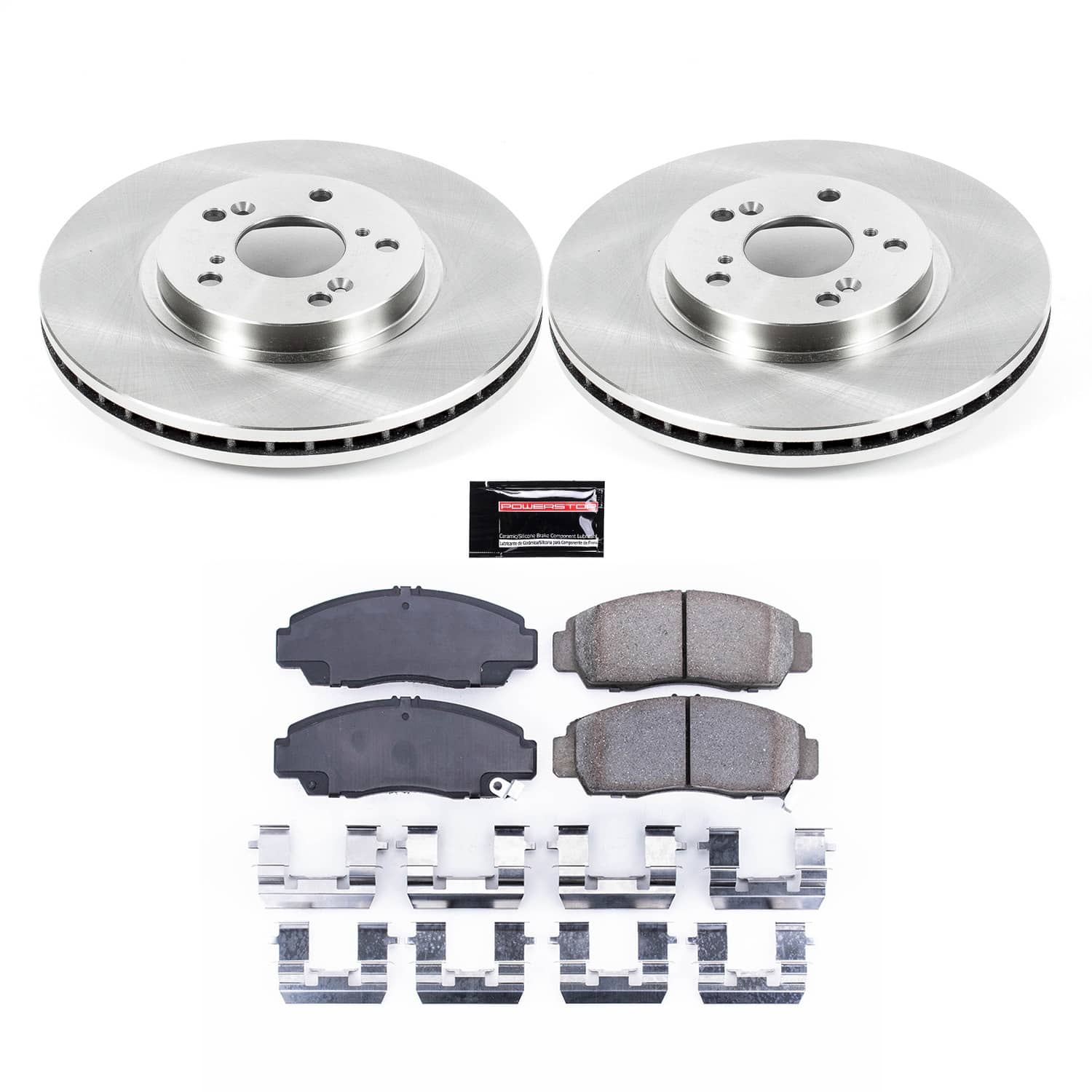 Power Stop - KOE2292 - Front - Disc Brake Pad and Rotor Kit