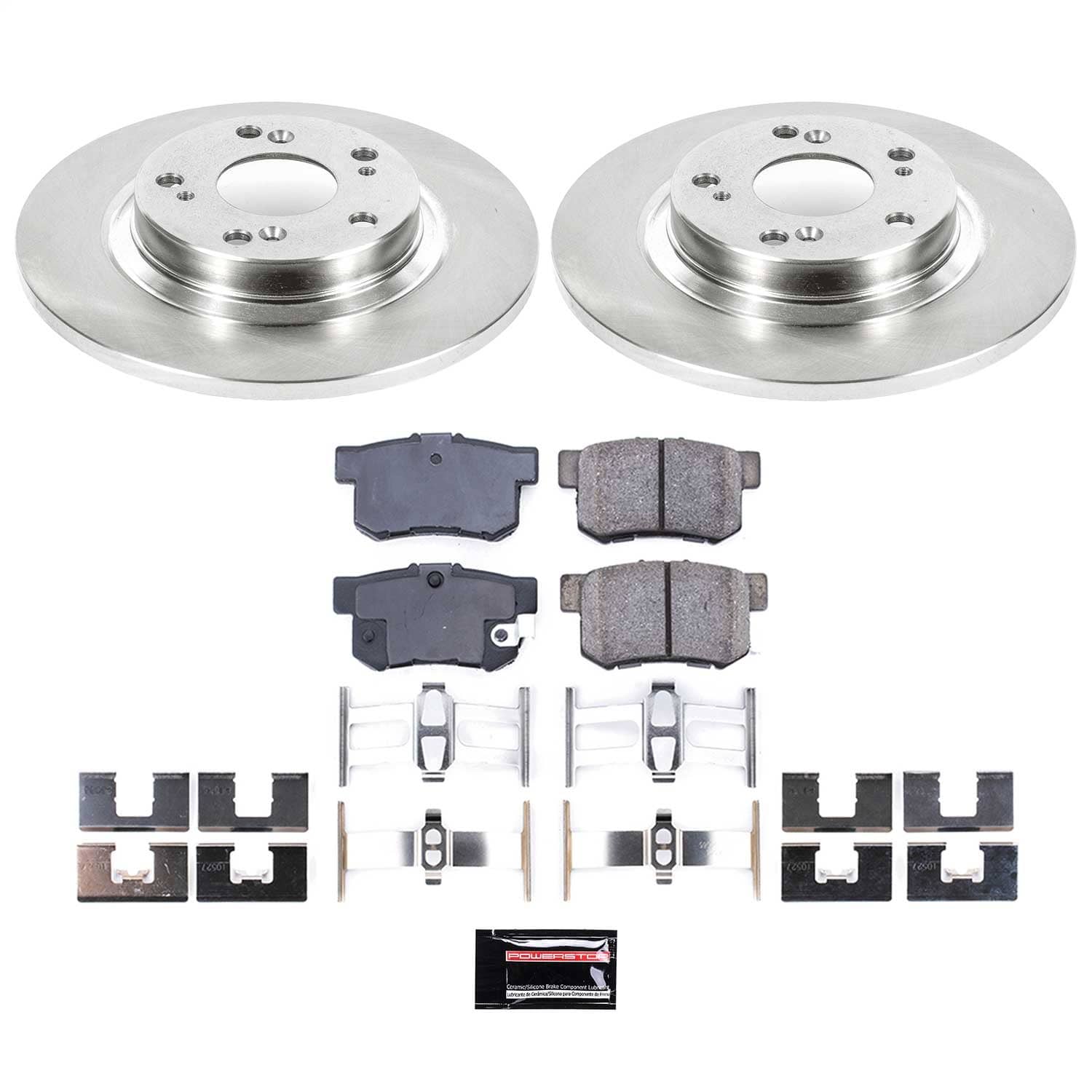 Power Stop - KOE2310 - Rear - Disc Brake Pad and Rotor Kit