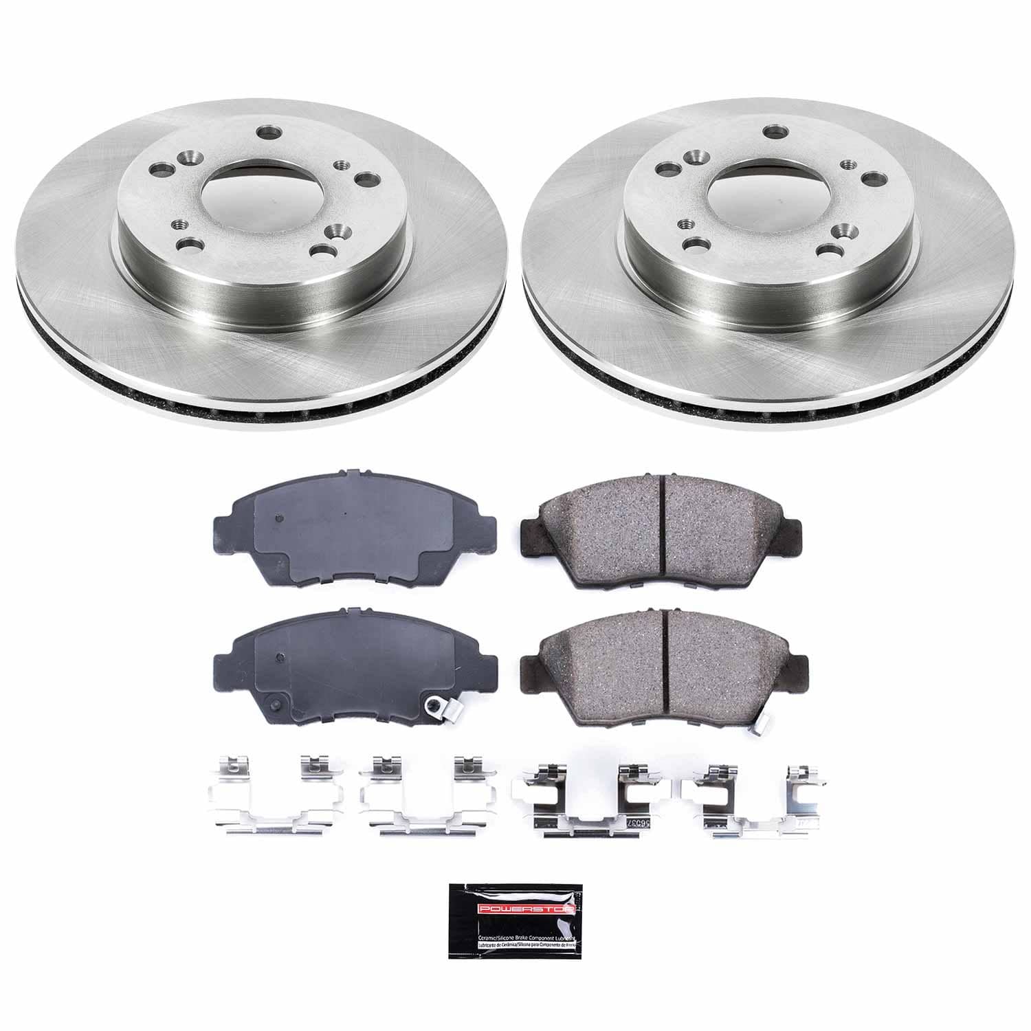 Power Stop - KOE2386 - Front - Disc Brake Pad and Rotor Kit