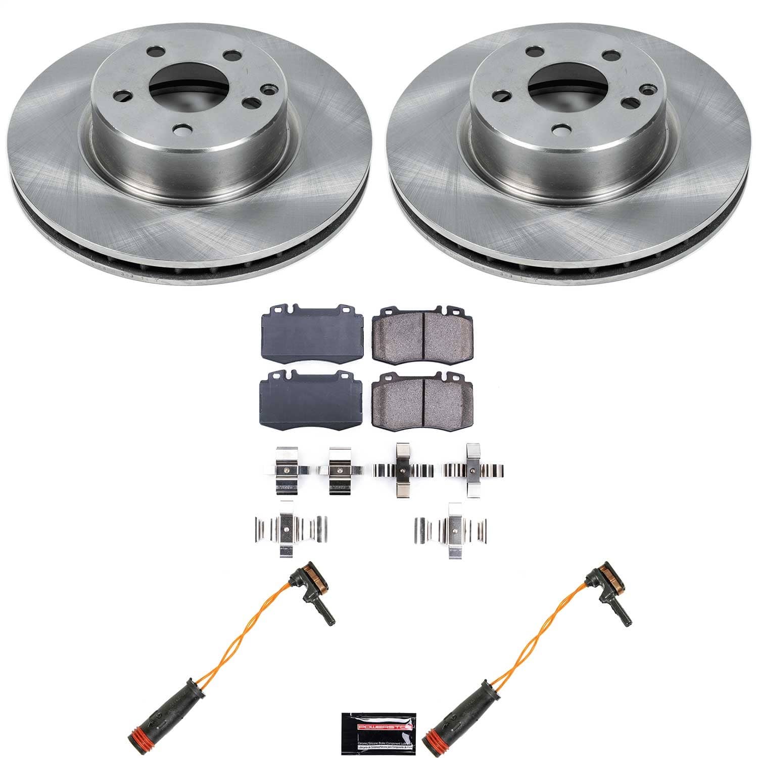 Power Stop - KOE2932 - Front - Disc Brake Pad and Rotor Kit
