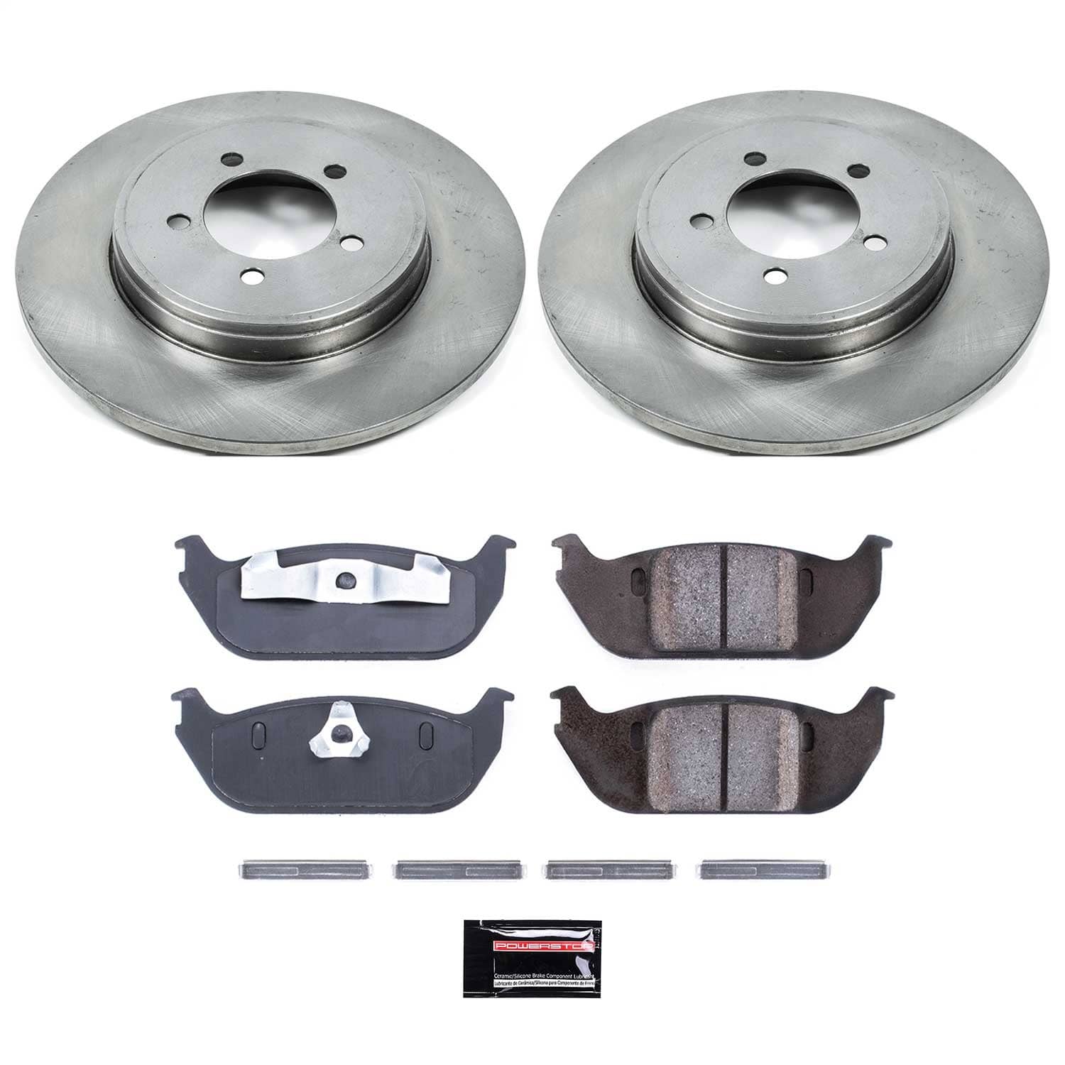 Power Stop - KOE3025 - Rear - Disc Brake Pad and Rotor Kit