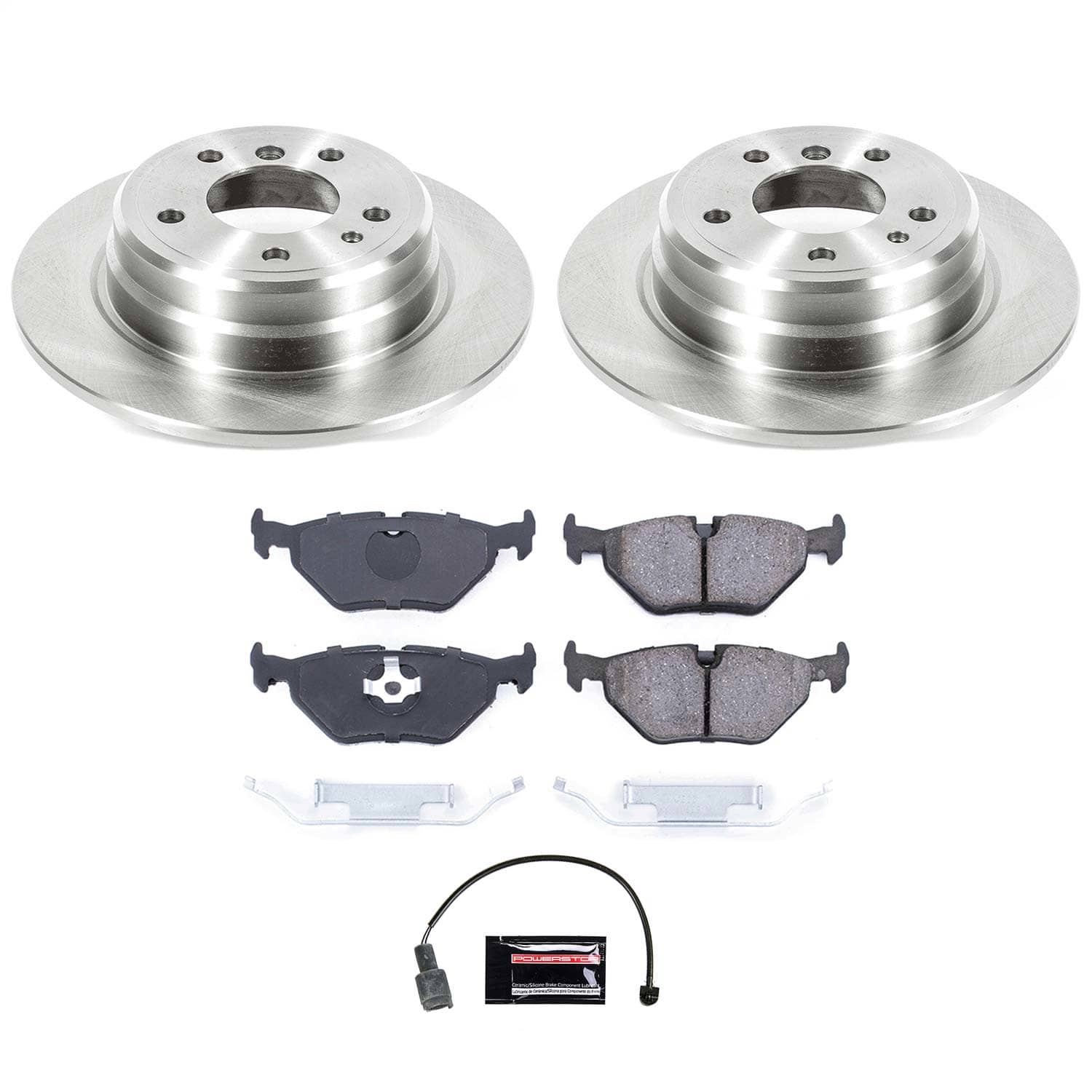 Power Stop - KOE393 - Rear - Disc Brake Pad and Rotor Kit
