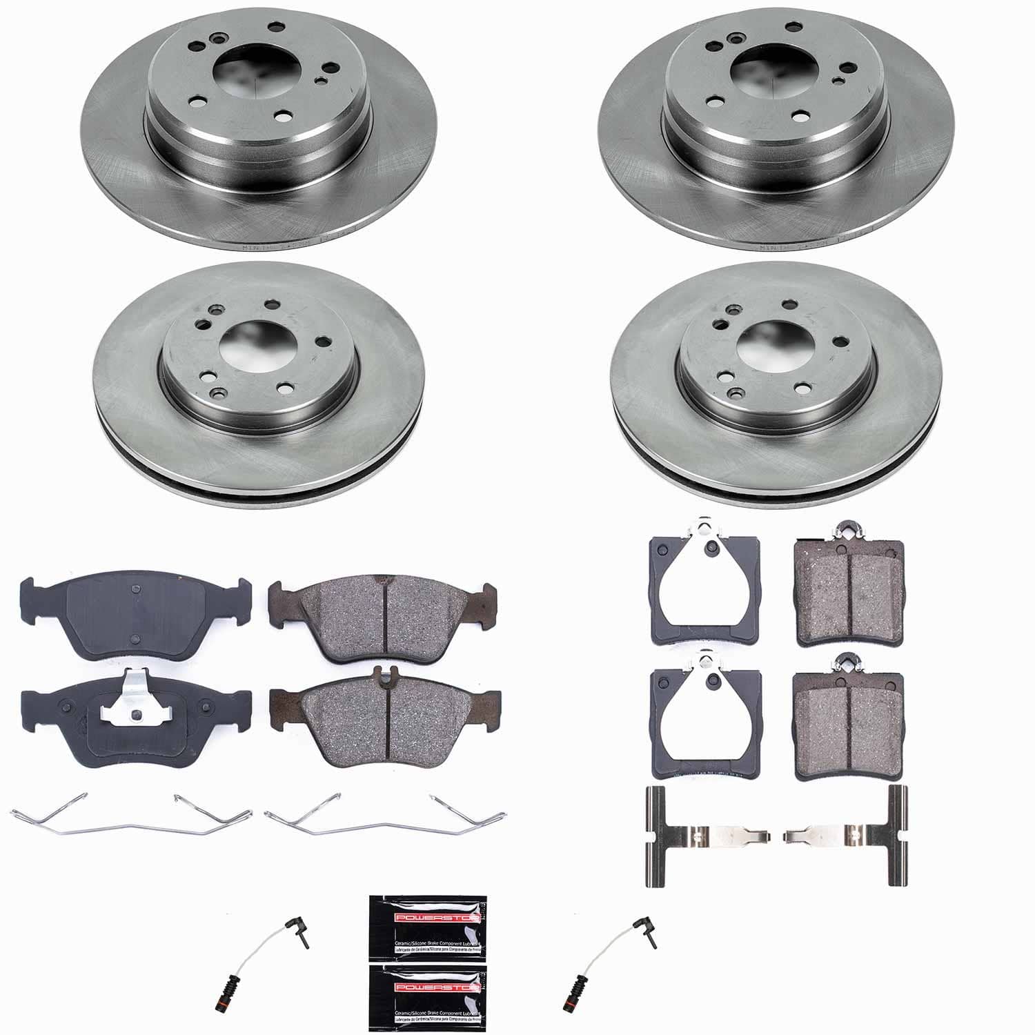 Power Stop - KOE4417 - Front and Rear - Disc Brake Pad and Rotor Kit