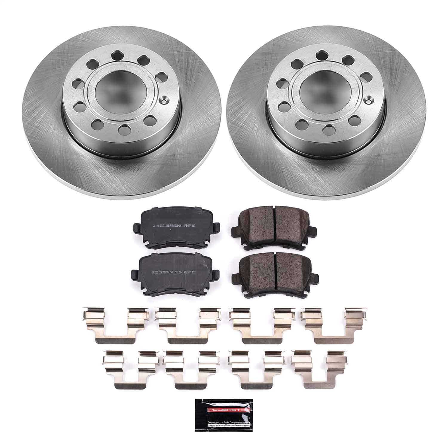 Power Stop - KOE4627 - Rear - Disc Brake Pad and Rotor Kit