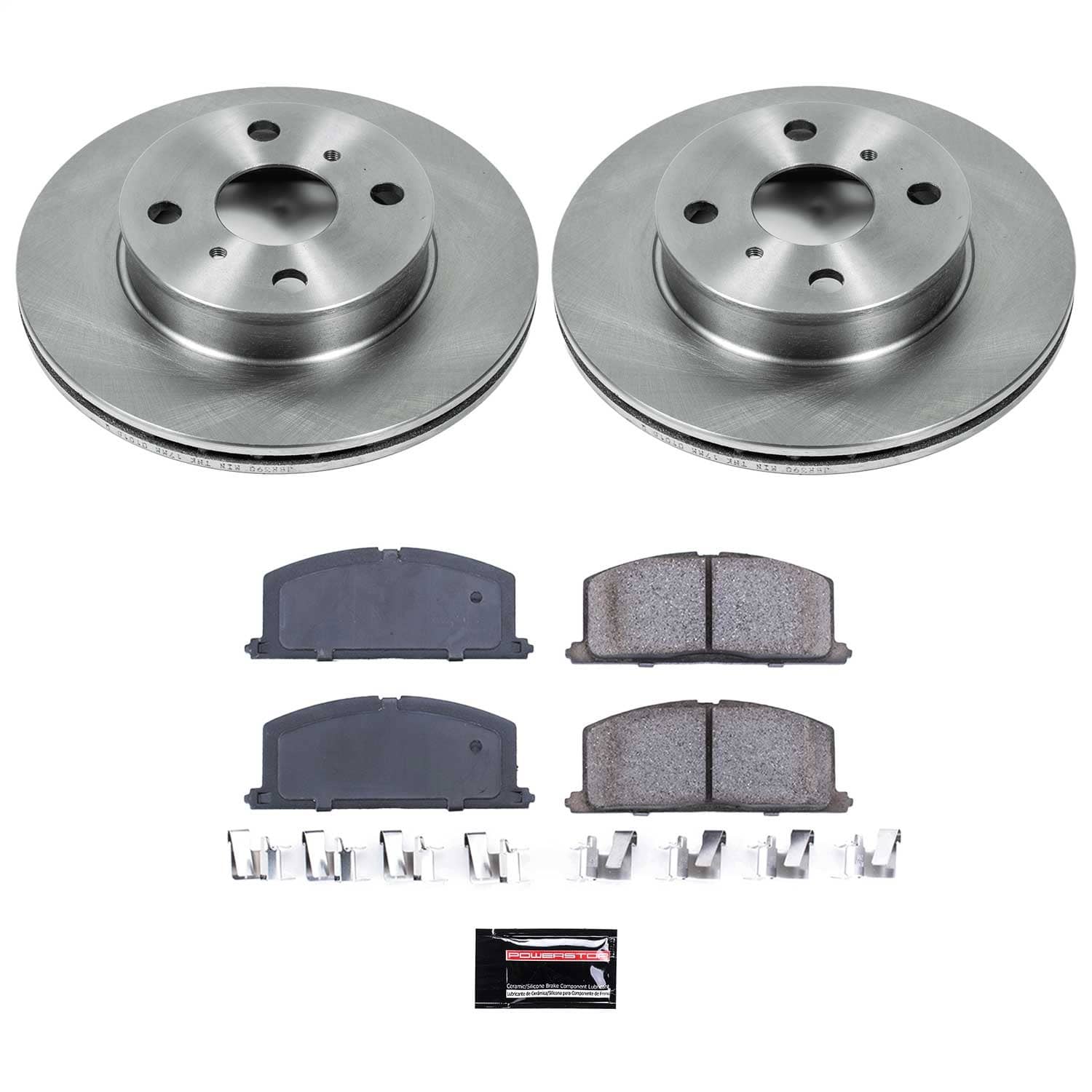 Power Stop - KOE4781 - Front - Disc Brake Pad and Rotor Kit