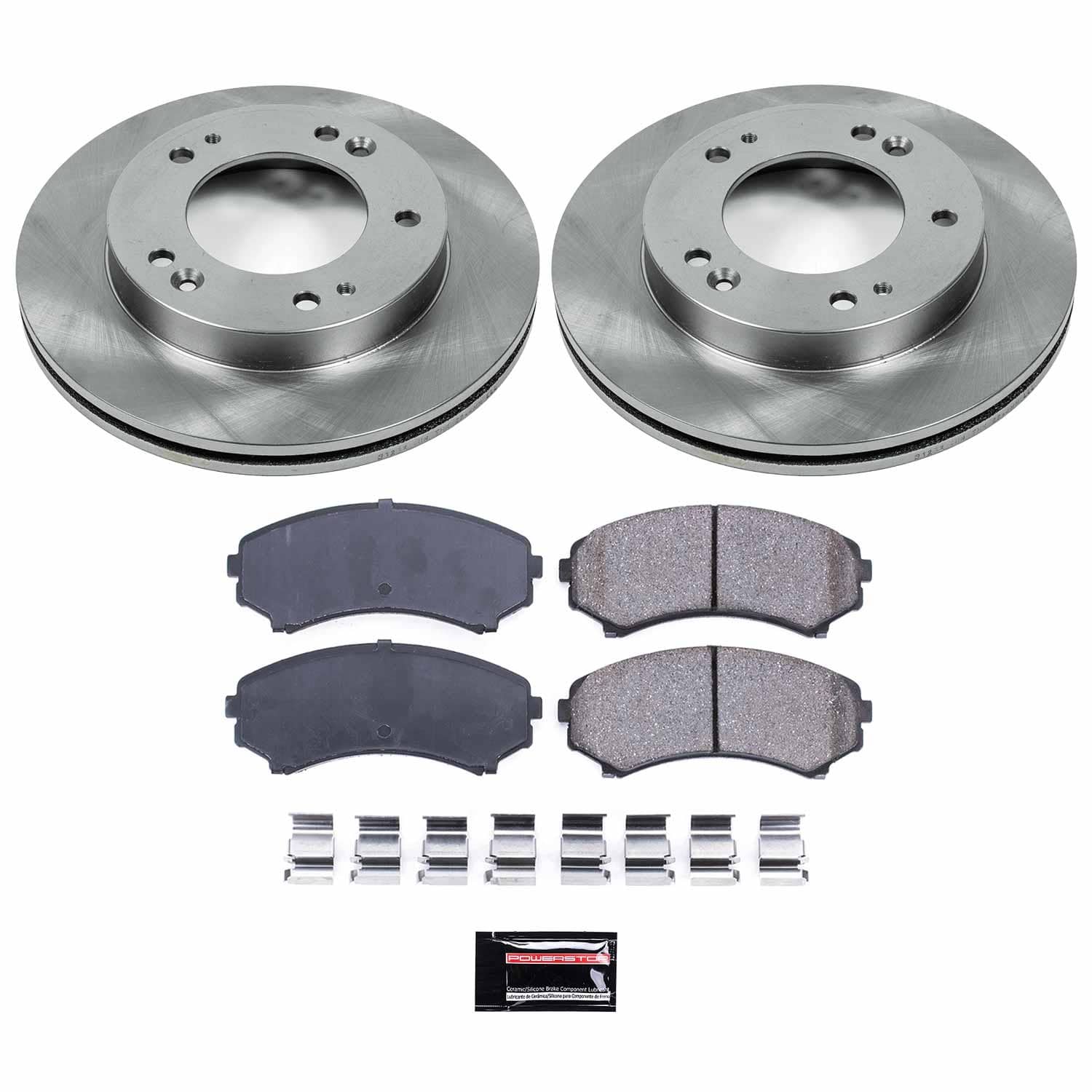 Power Stop - KOE5259 - Front - Disc Brake Pad and Rotor Kit