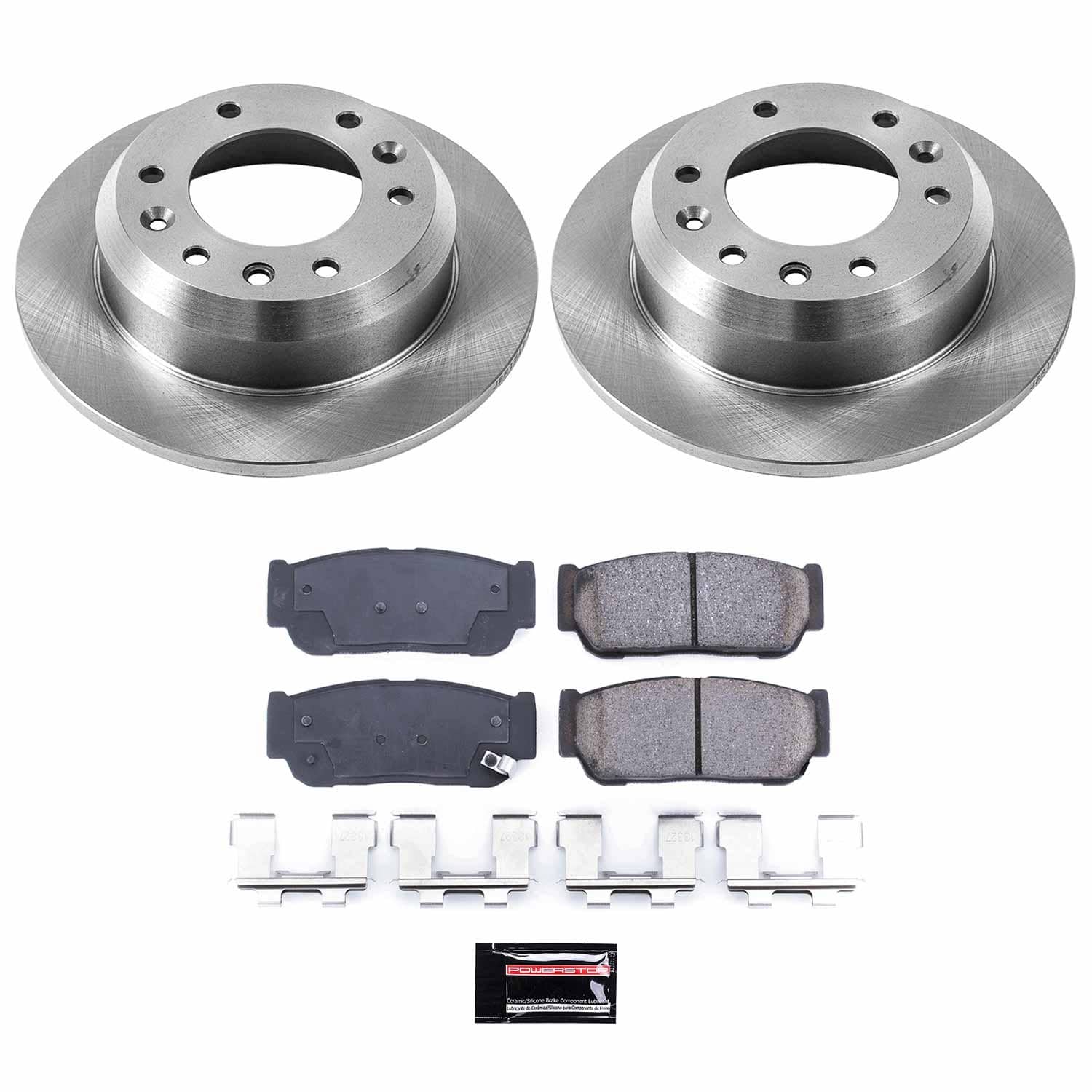 Power Stop - KOE5907 - Rear - Disc Brake Pad and Rotor Kit
