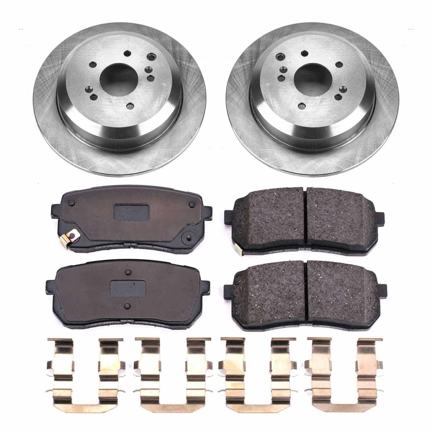 Power Stop - KOE5920 - Rear - Disc Brake Pad and Rotor Kit
