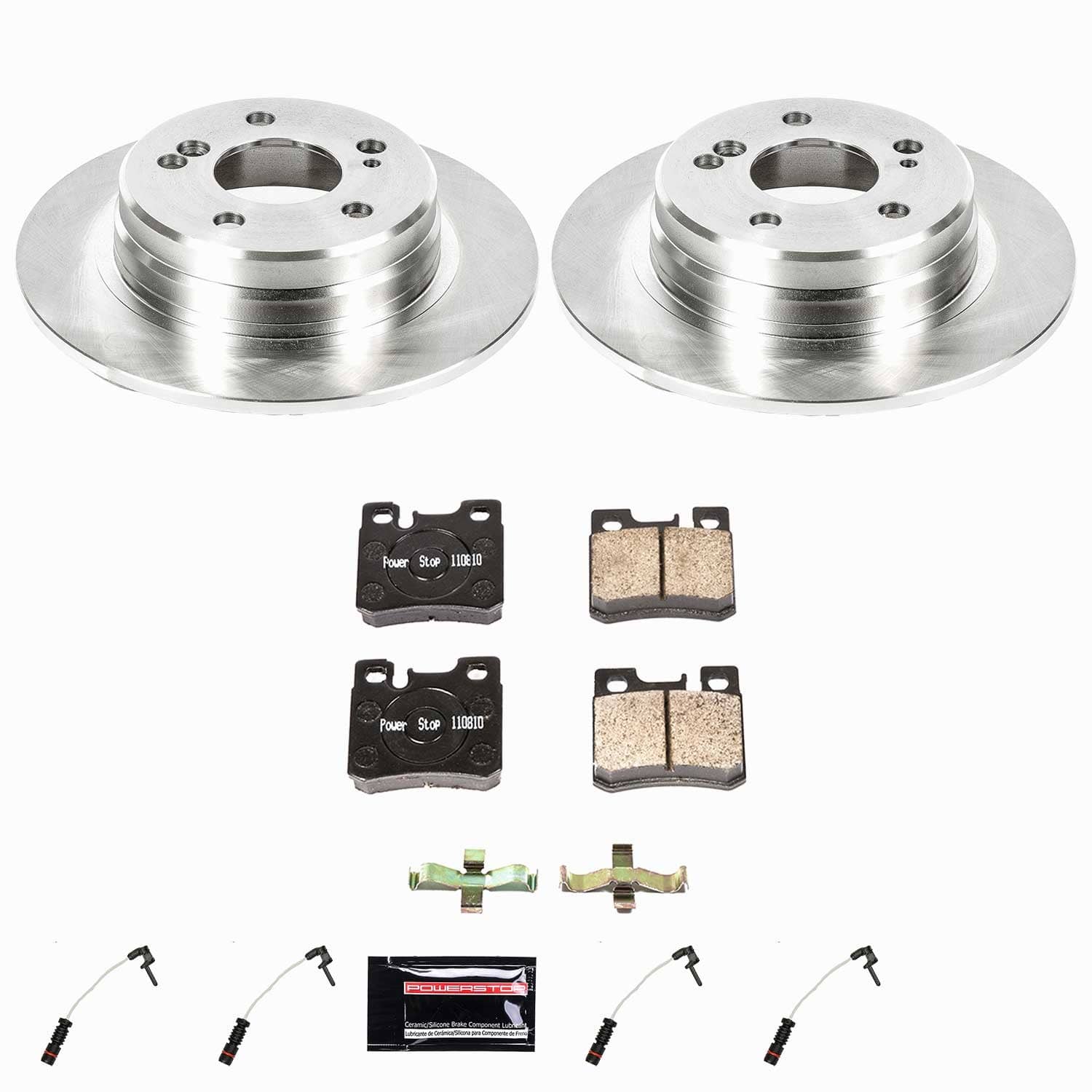 Power Stop - KOE6334 - Rear - Disc Brake Pad and Rotor Kit