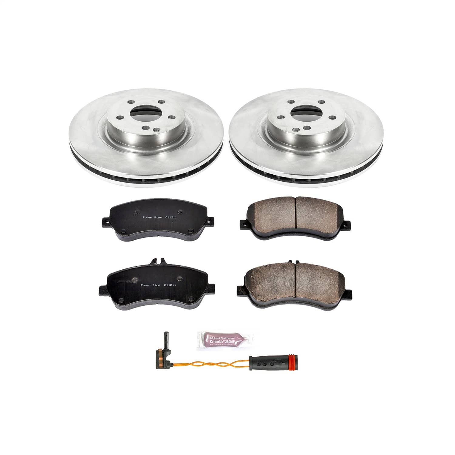 Power Stop - KOE6603 - Front - Disc Brake Pad and Rotor Kit