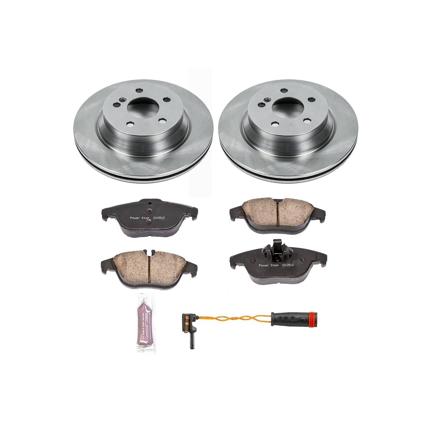 Power Stop - KOE6715 - Rear - Disc Brake Pad and Rotor Kit
