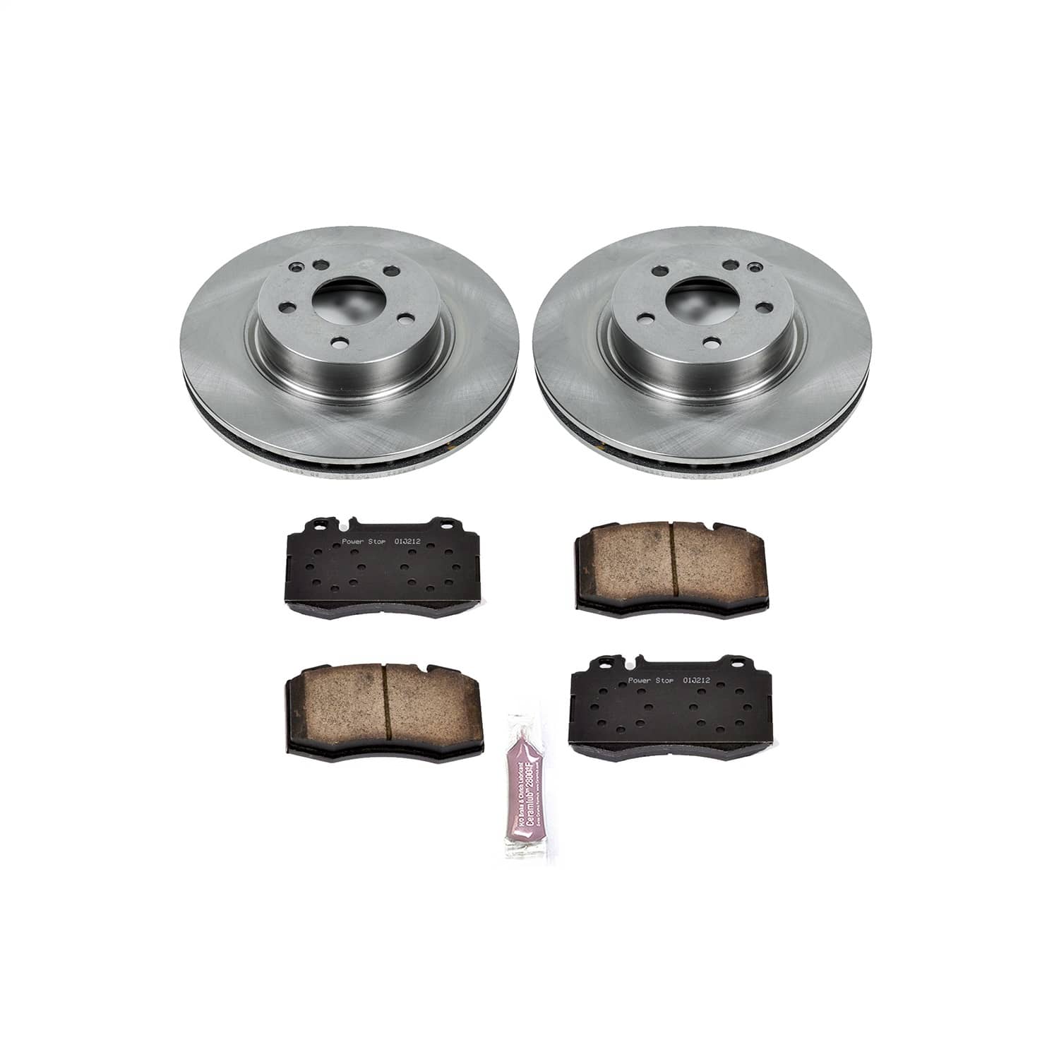 Power Stop - KOE6761 - Rear - Disc Brake Pad and Rotor Kit