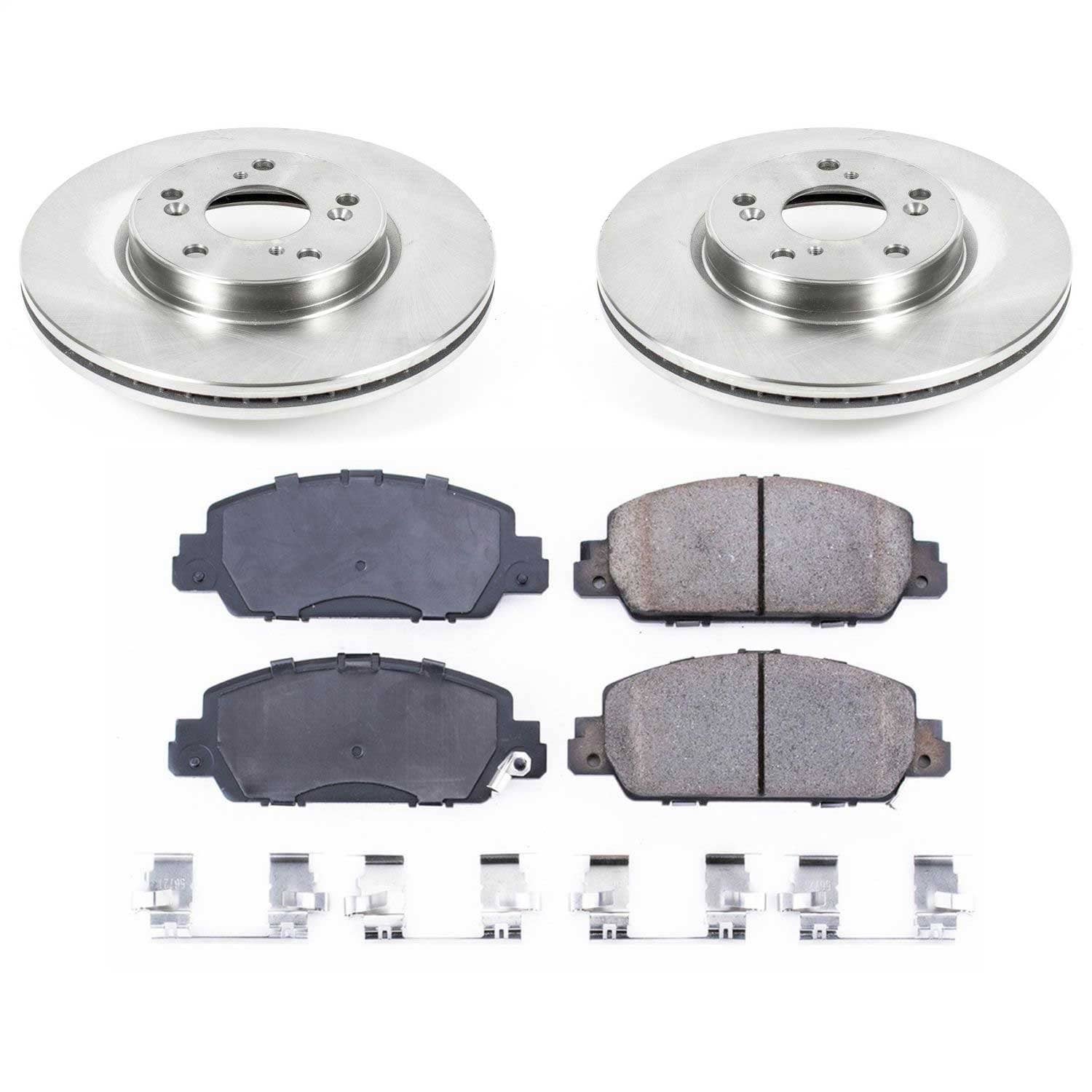 Power Stop - KOE6777 - Front - Disc Brake Pad and Rotor Kit