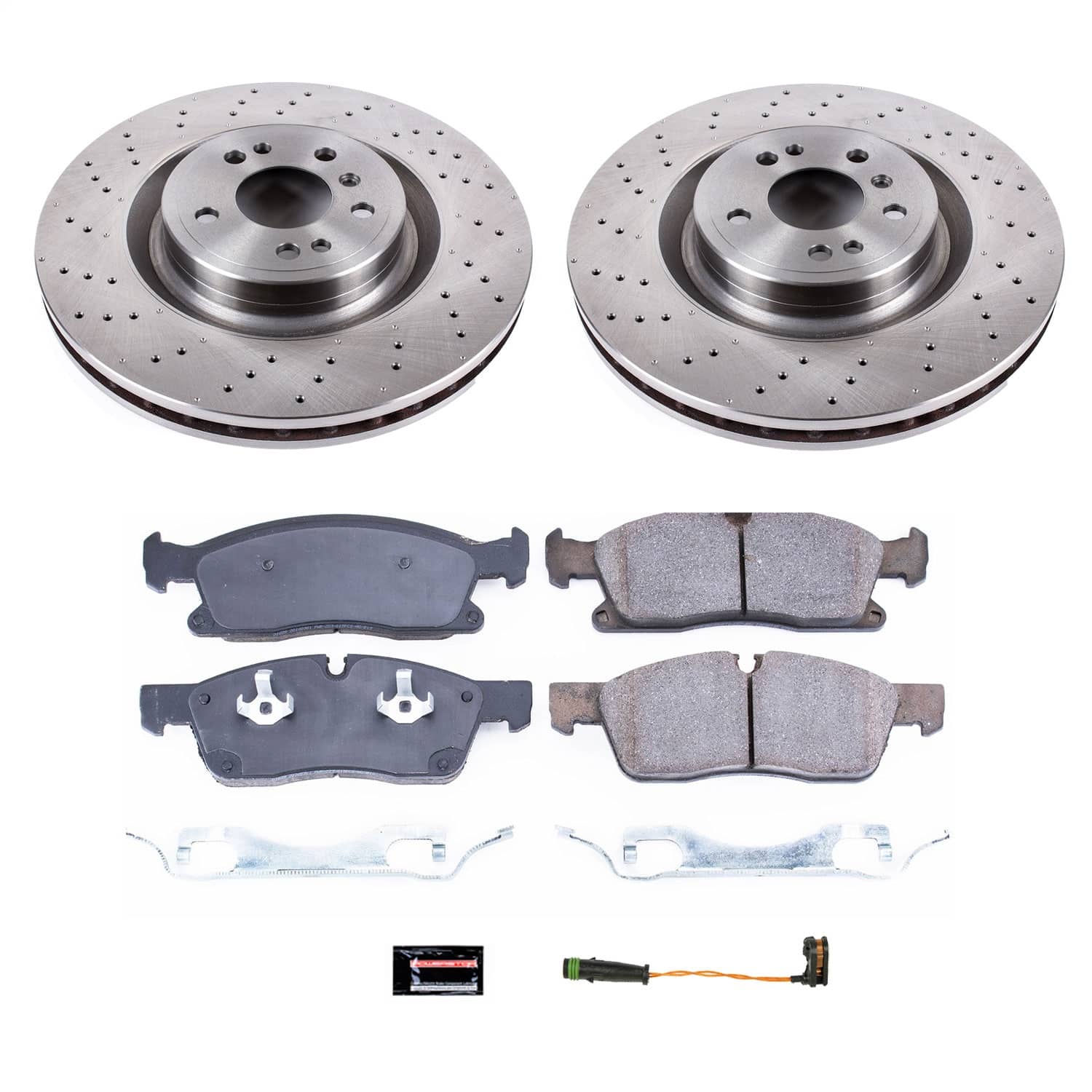 Power Stop - KOE6883 - Front - Disc Brake Pad and Rotor Kit