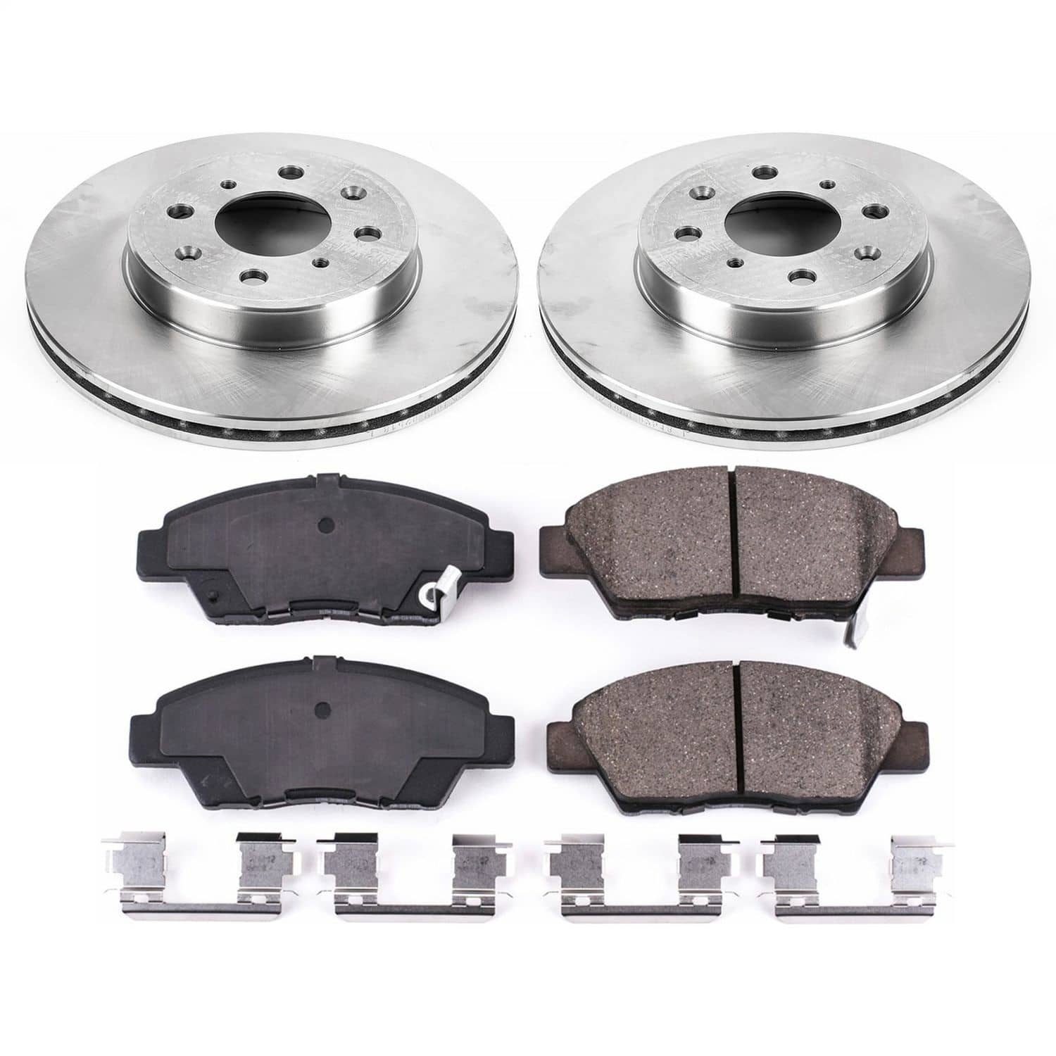 Power Stop - KOE7032 - Front - Disc Brake Pad and Rotor Kit