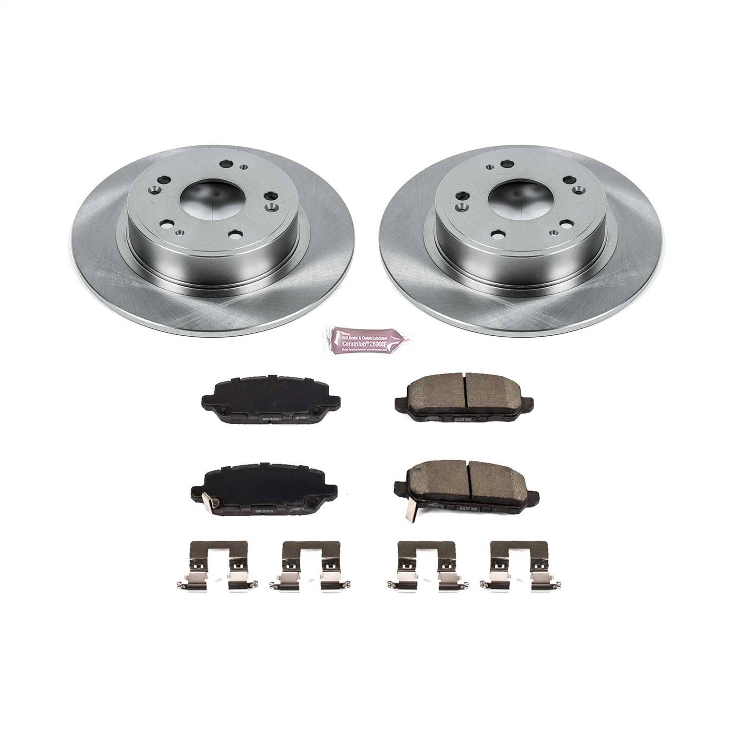 Power Stop - KOE7340 - Rear - Disc Brake Pad and Rotor Kit