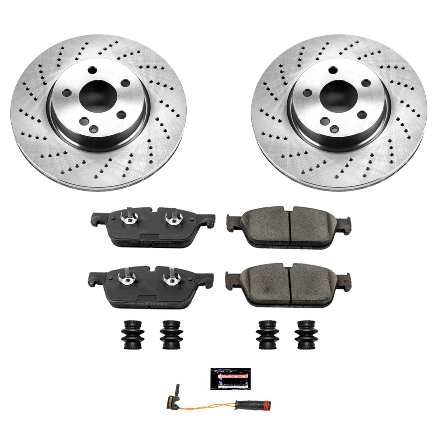 Power Stop - KOE7496 - Front - Disc Brake Pad and Rotor Kit