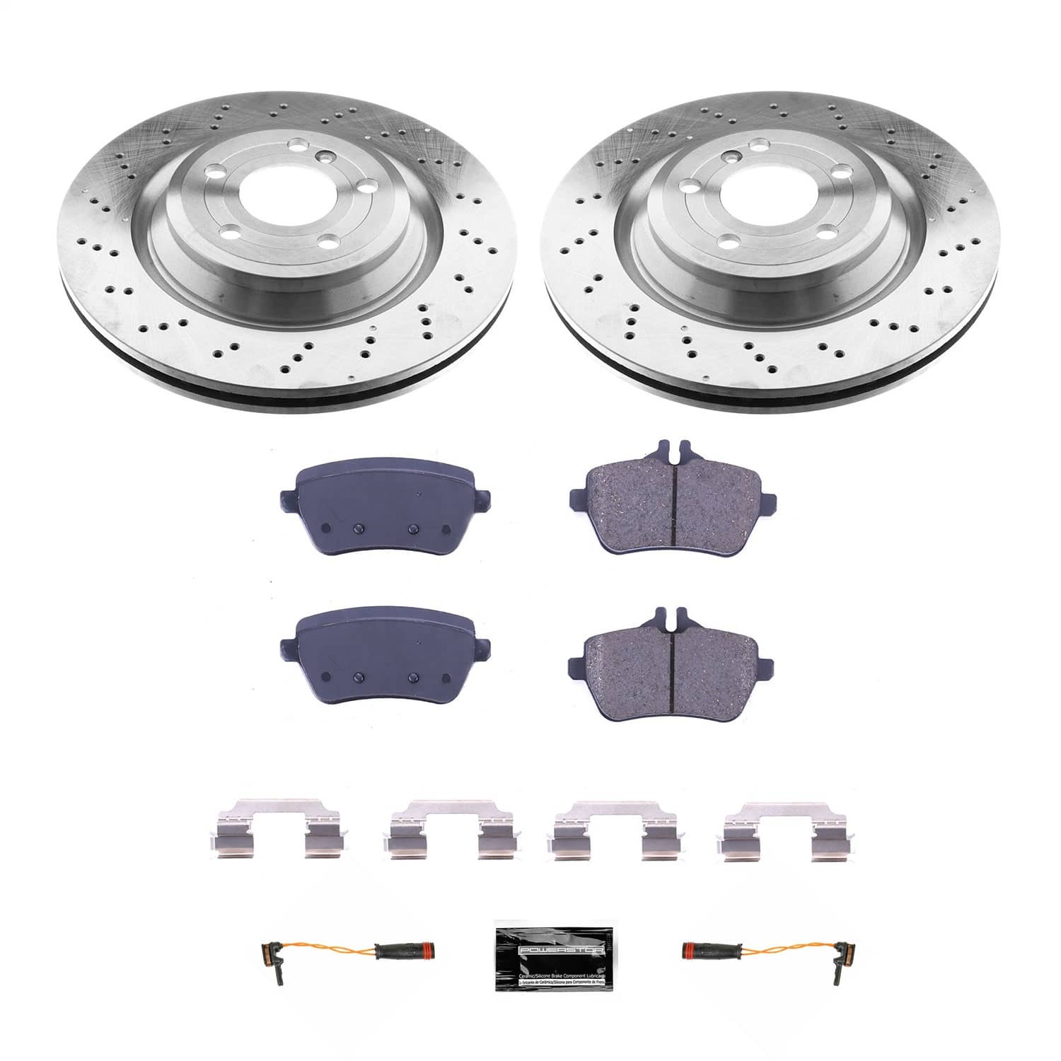 Power Stop - KOE7859 - Rear - Disc Brake Pad and Rotor Kit