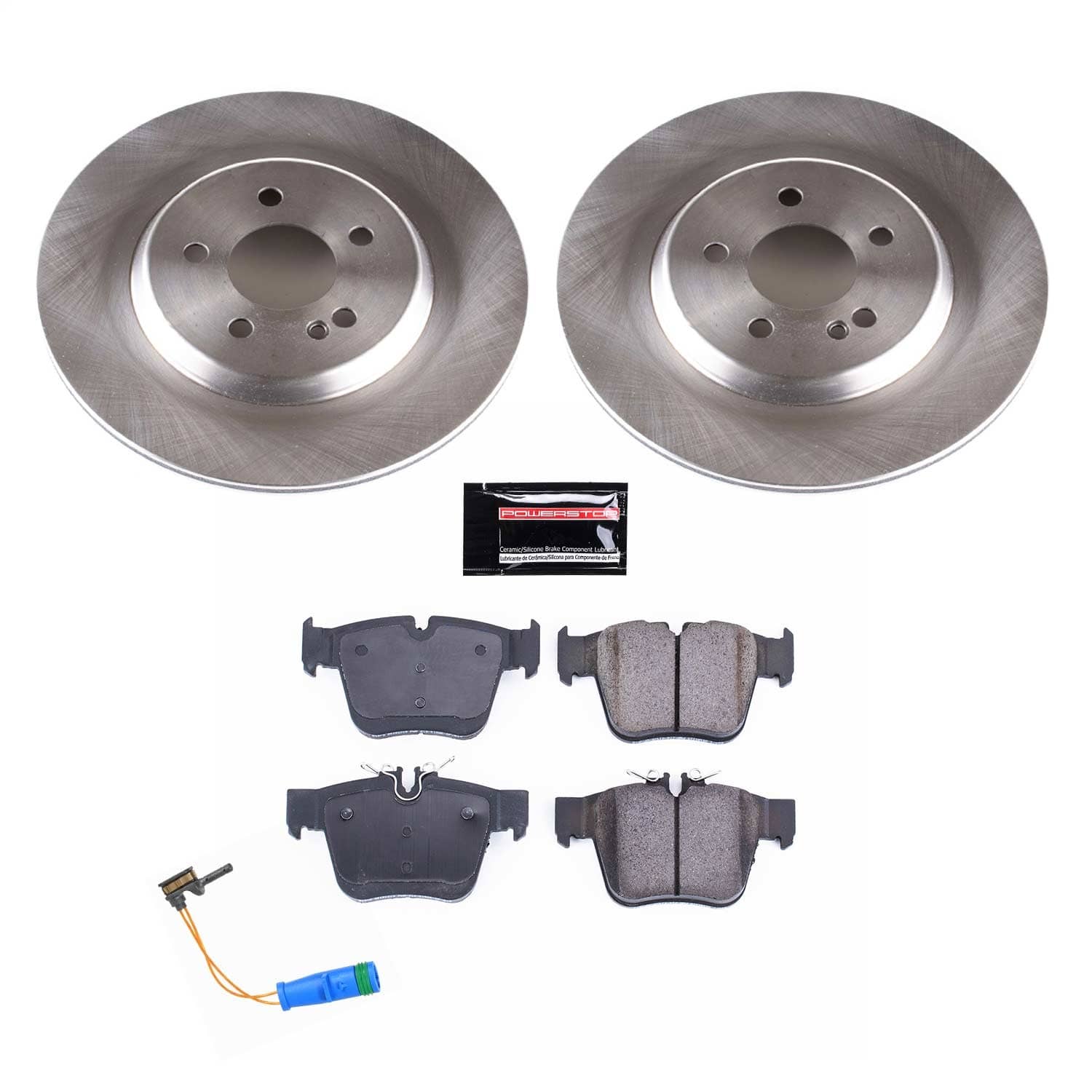 Power Stop - KOE7990 - Rear - Disc Brake Pad and Rotor Kit