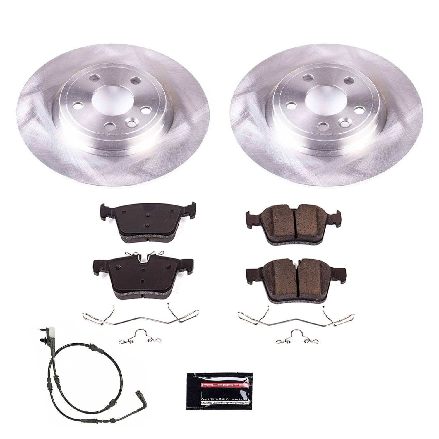 Power Stop - KOE8109 - Rear - Disc Brake Pad and Rotor Kit