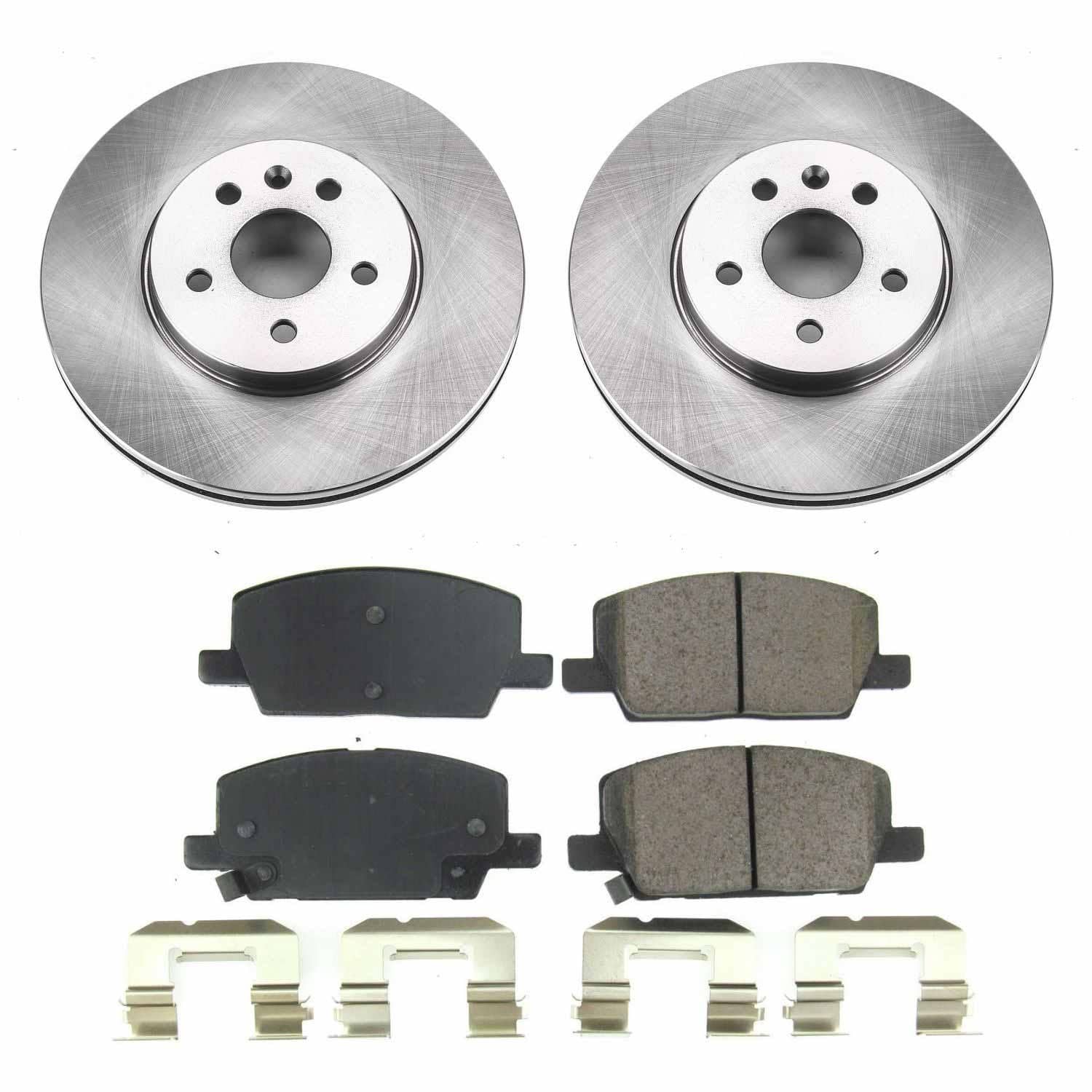 Power Stop - KOE8316 - Front - Disc Brake Pad and Rotor Kit