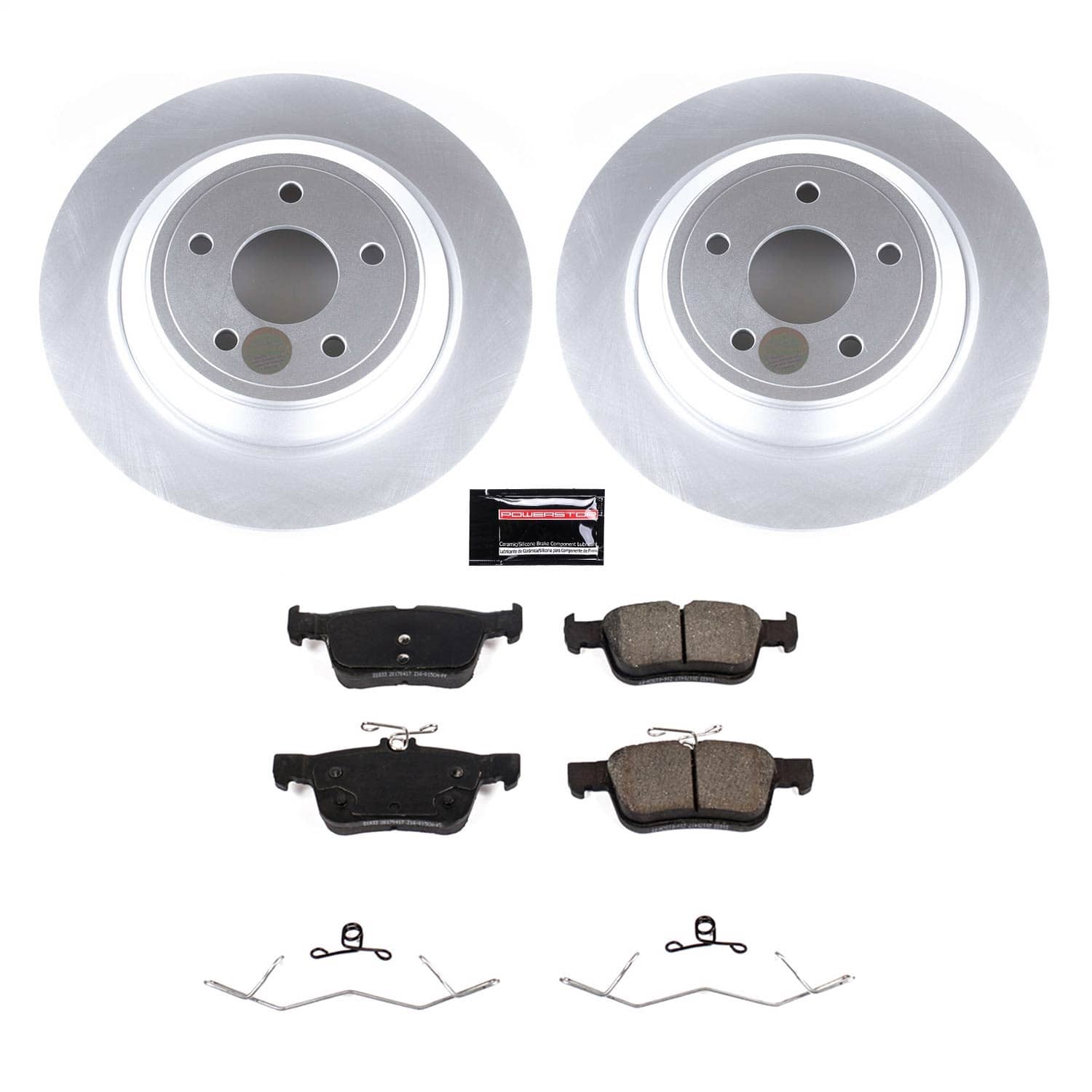Power Stop - KOE8642 - Rear - Disc Brake Pad and Rotor Kit