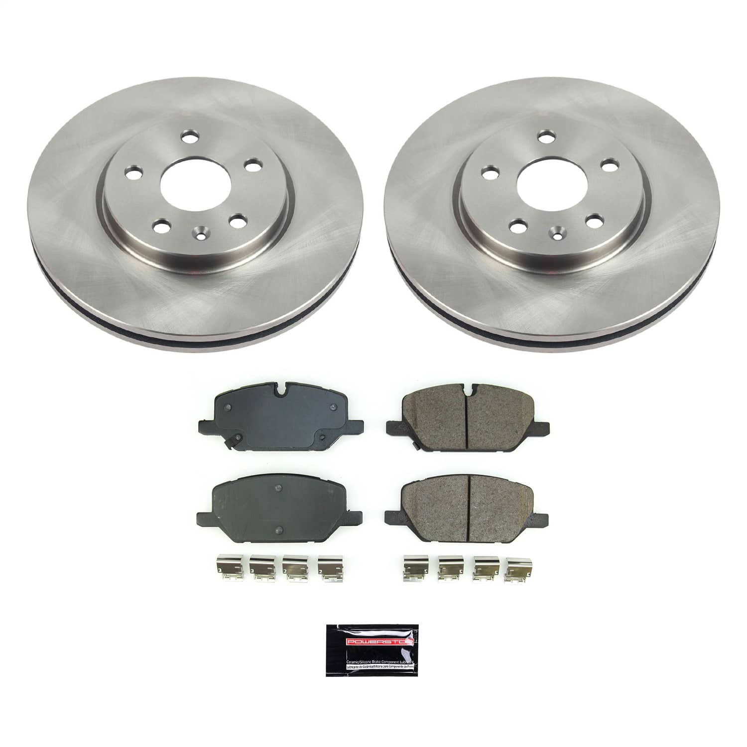 Power Stop - KOE8829 - Front - Disc Brake Pad and Rotor Kit