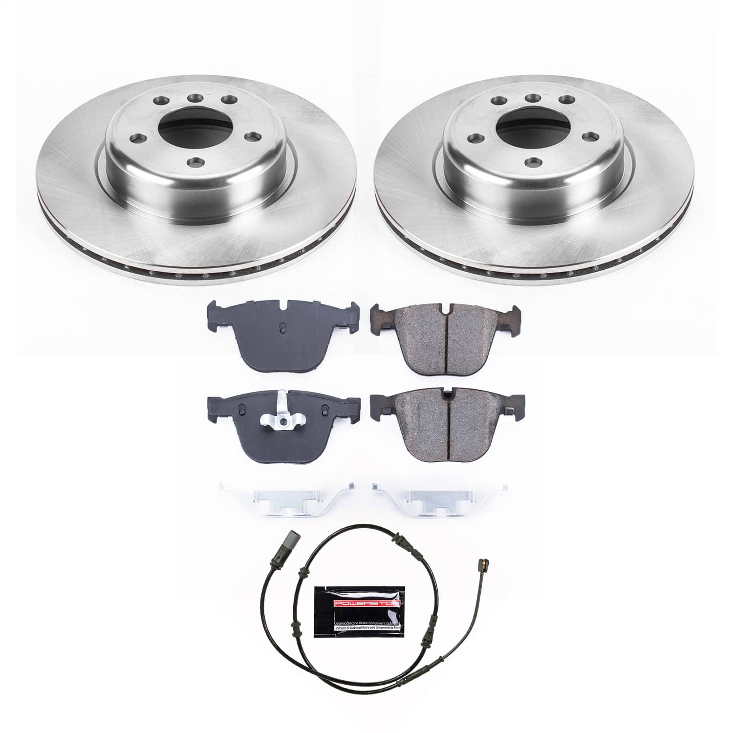 Power Stop - KOE8848 - Rear - Disc Brake Pad and Rotor Kit
