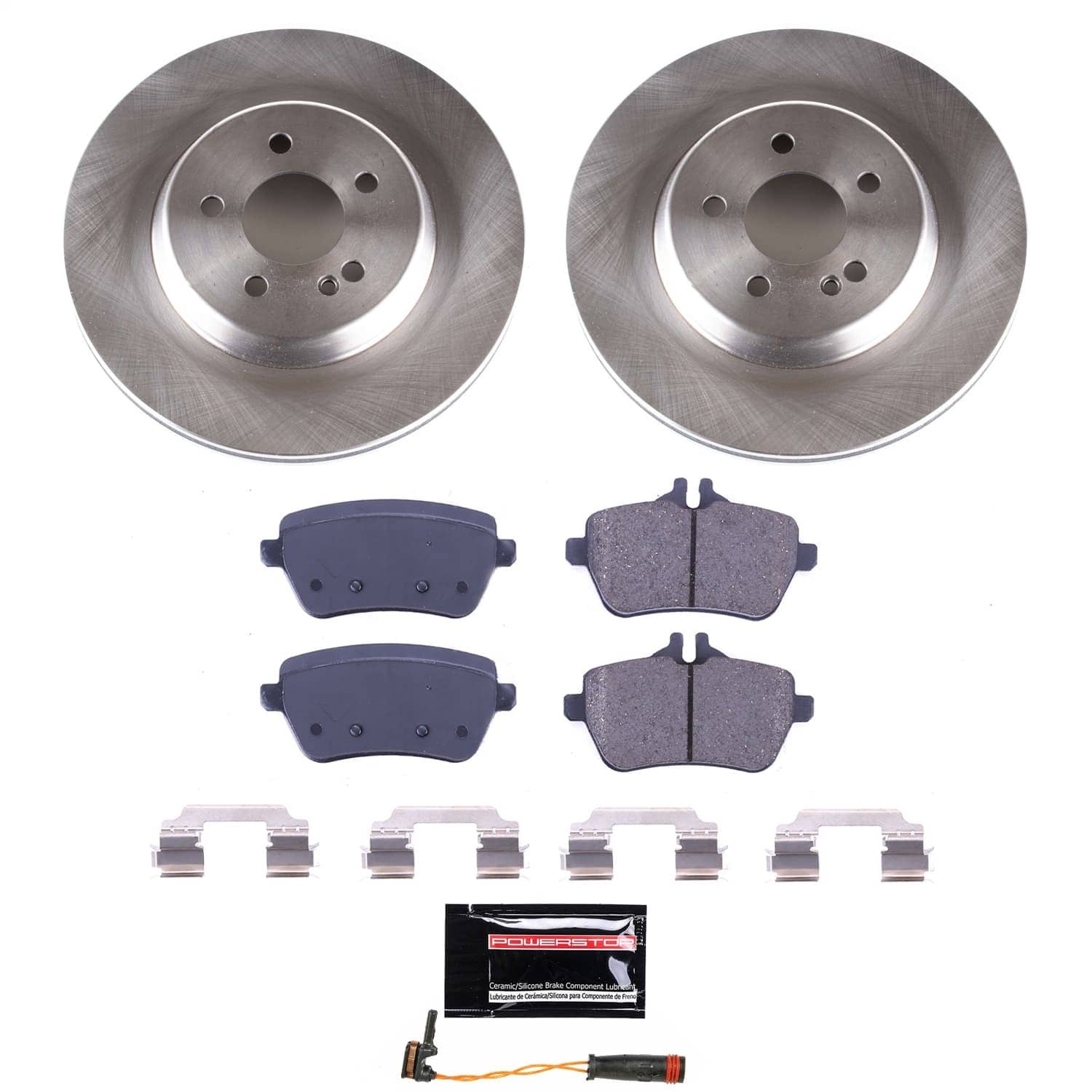 Power Stop - KOE9151 - Rear - Disc Brake Pad and Rotor Kit