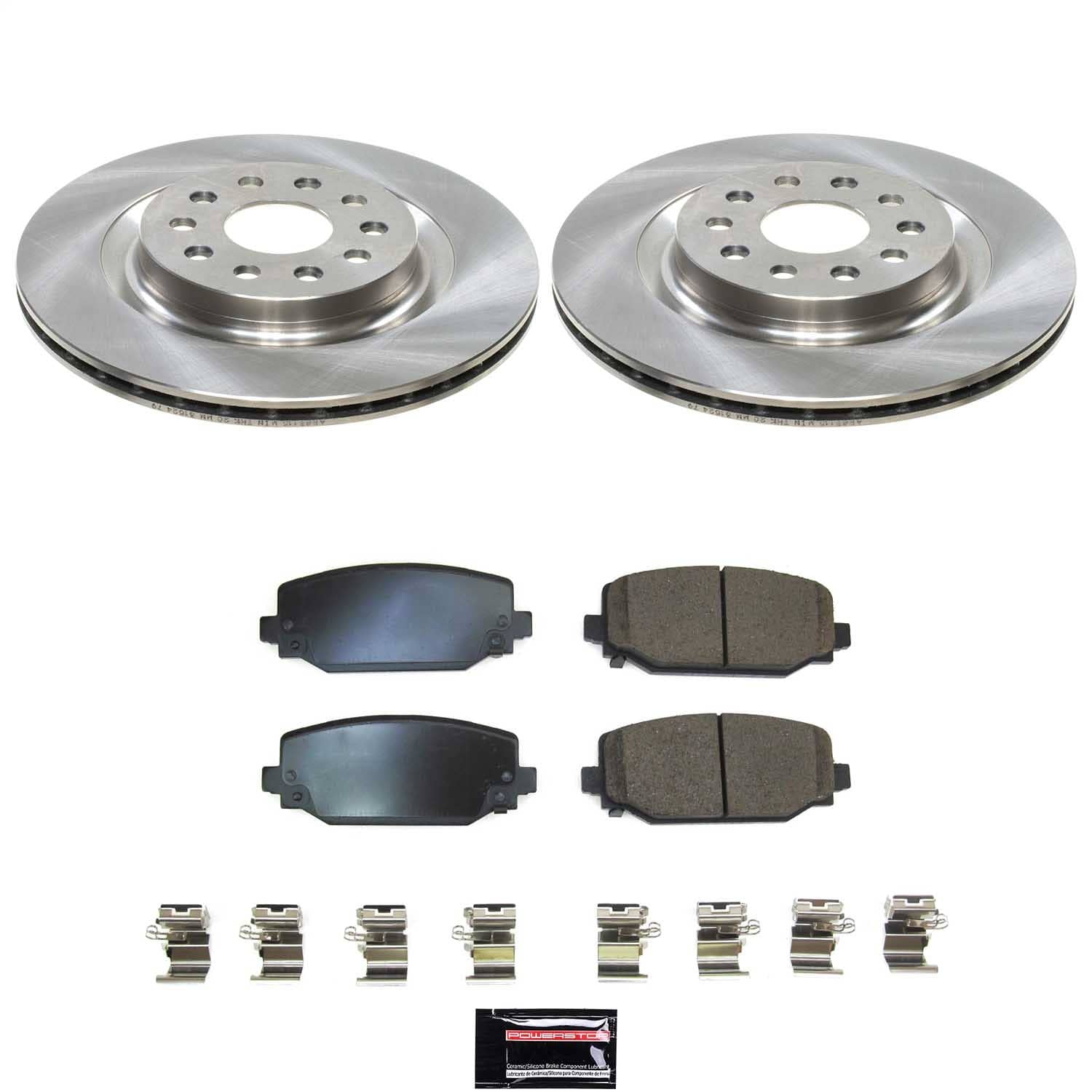 Power Stop - KOE9279 - Rear - Disc Brake Pad and Rotor Kit
