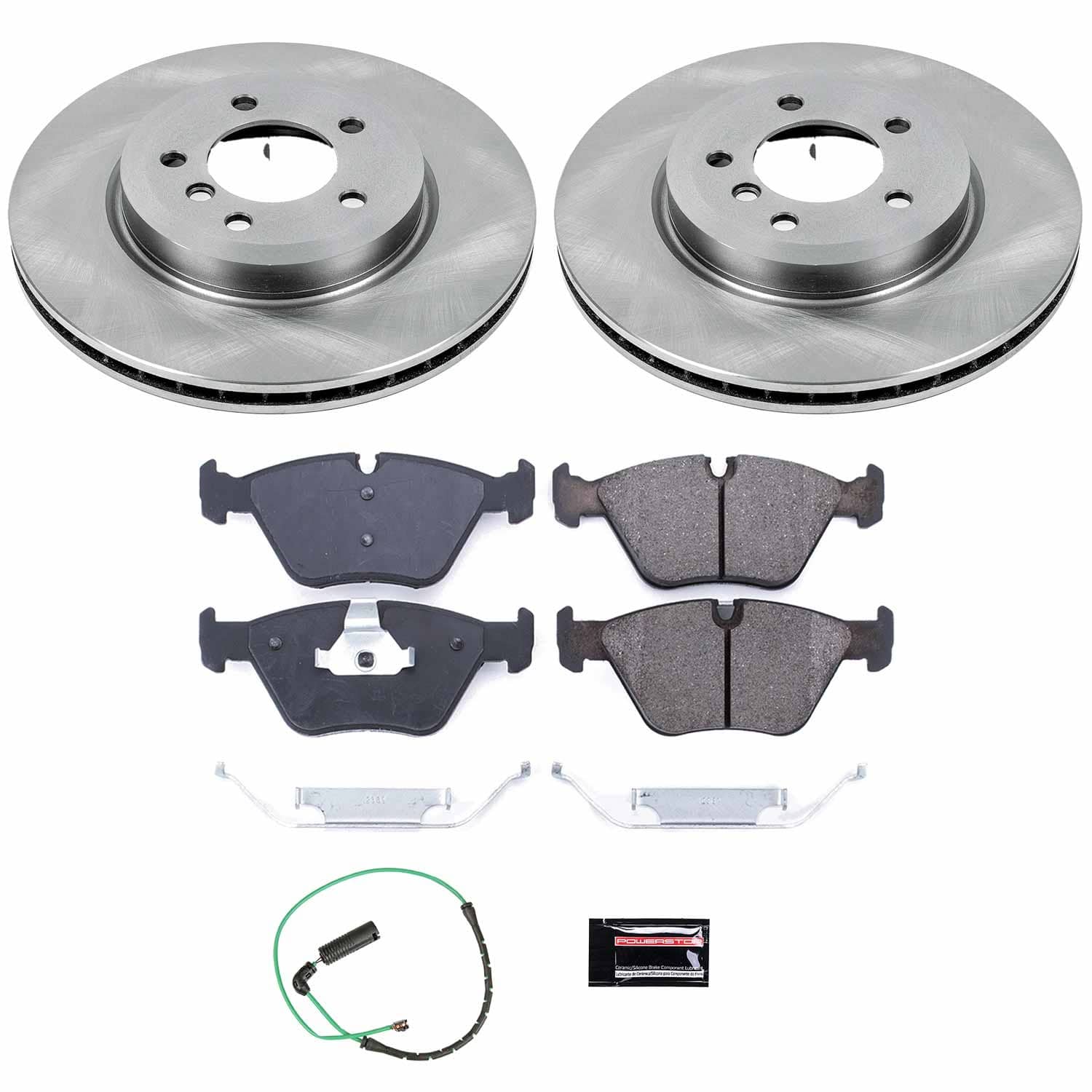 Power Stop - KOE933 - Front - Disc Brake Pad and Rotor Kit