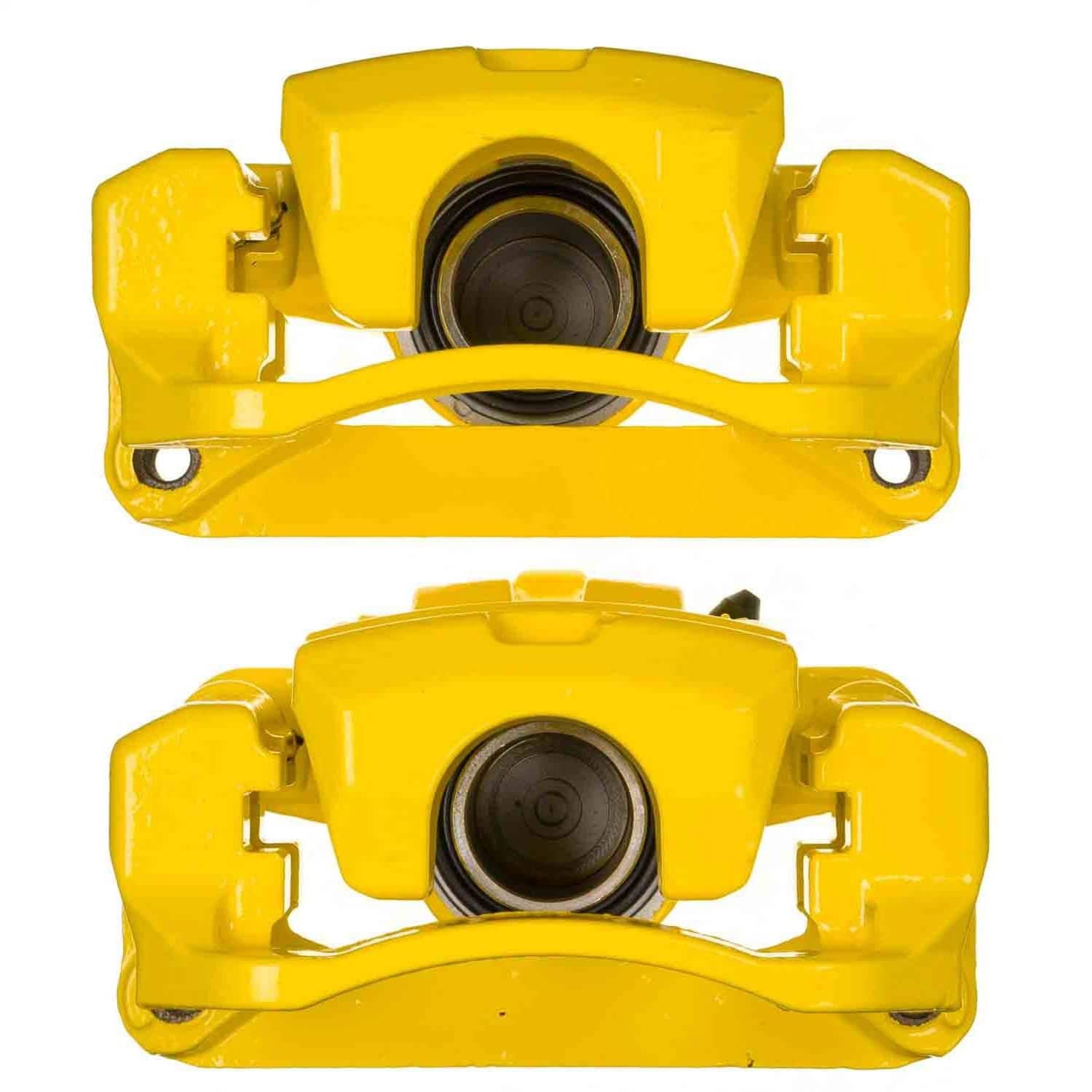Power Stop - S7092YLW - Rear - Disc Brake Caliper Set