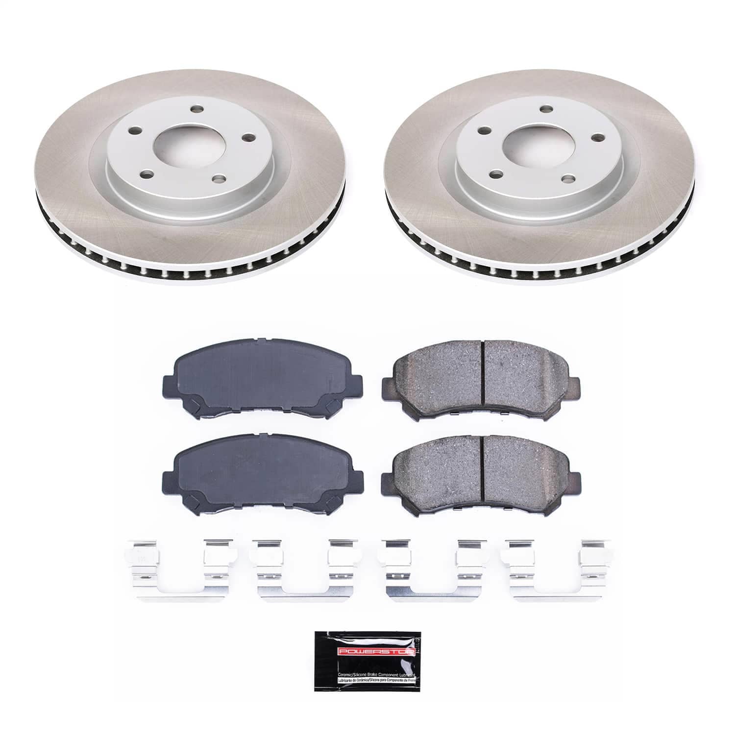Power Stop - SC4724 - Front - Disc Brake Pad and Rotor Kit
