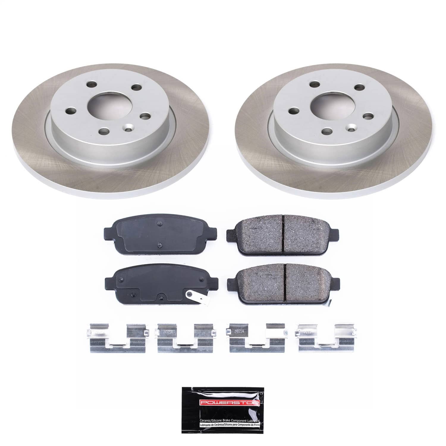 Power Stop - SC5544 - Rear - Disc Brake Pad and Rotor Kit