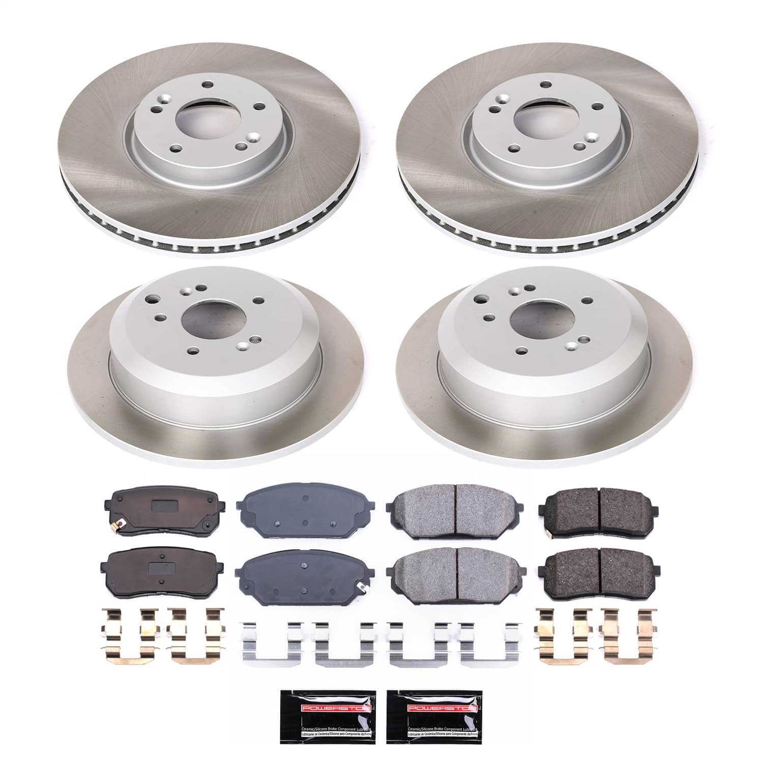 Power Stop - SC5919 - Front and Rear - Disc Brake Pad and Rotor Kit