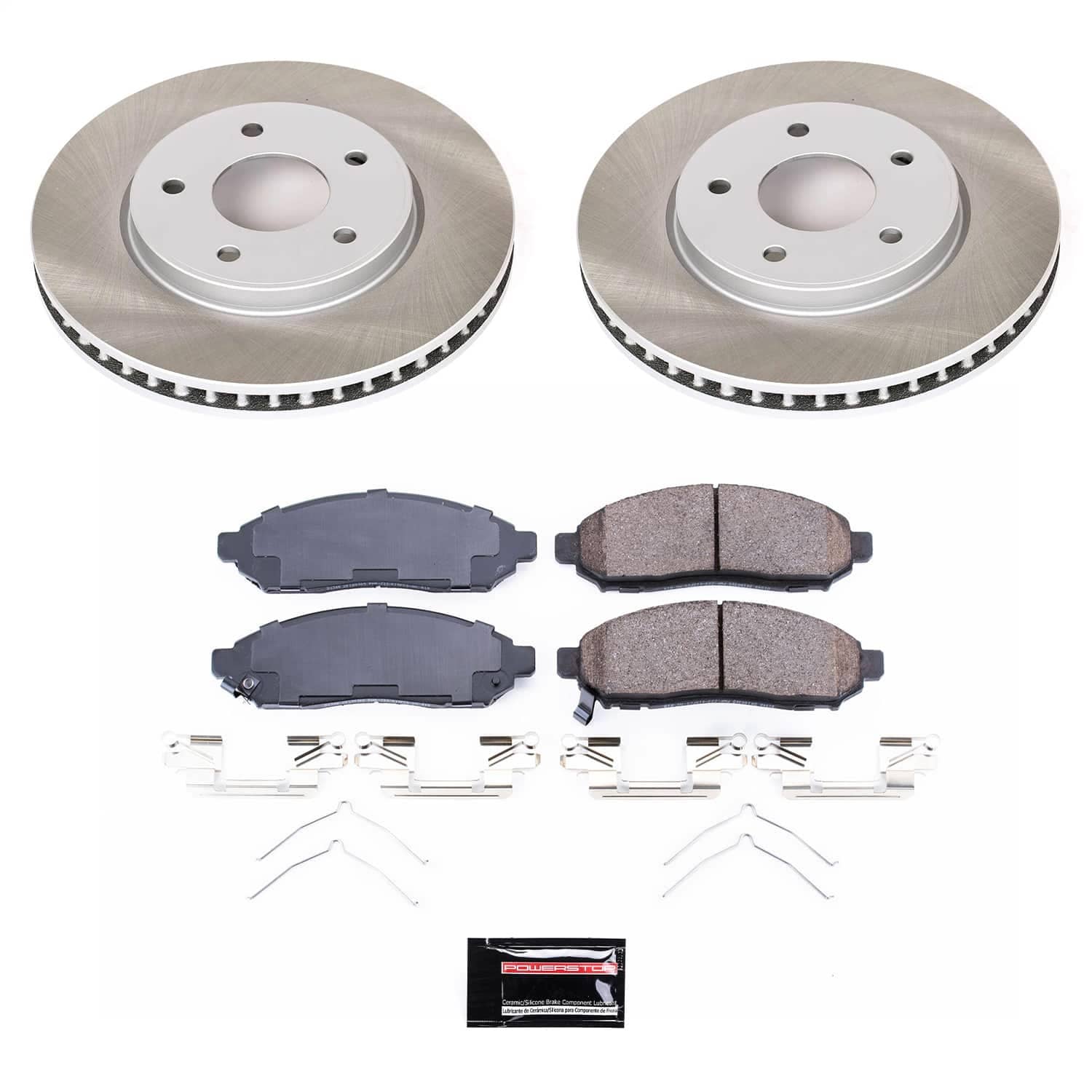 Power Stop - SC6492 - Front - Disc Brake Pad and Rotor Kit