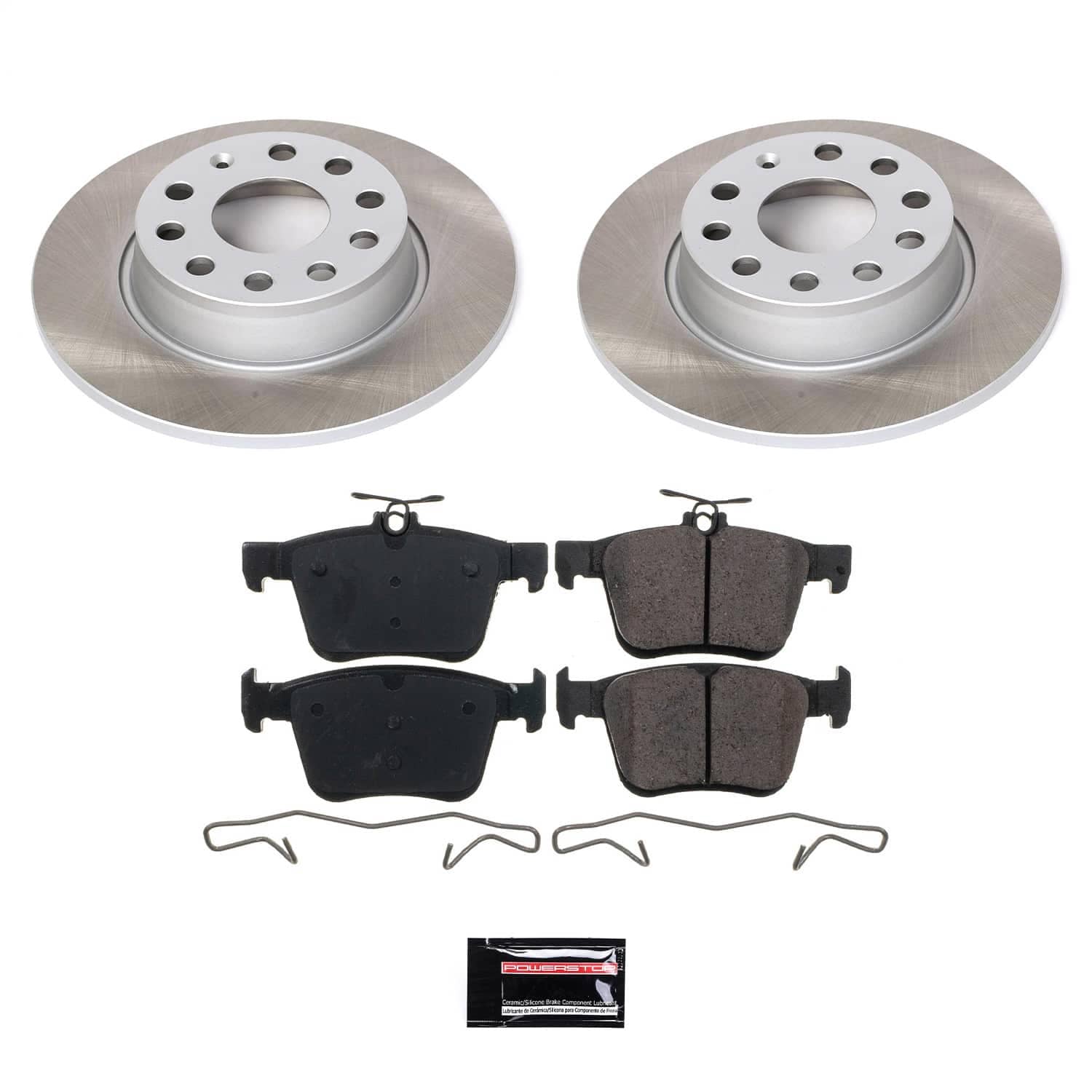 Power Stop - SC7093 - Rear - Disc Brake Pad and Rotor Kit