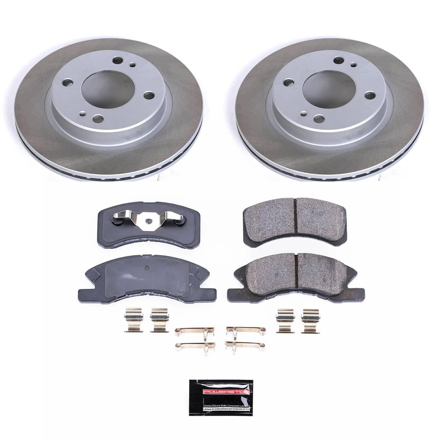 Power Stop - SC7217 - Front - Disc Brake Pad and Rotor Kit