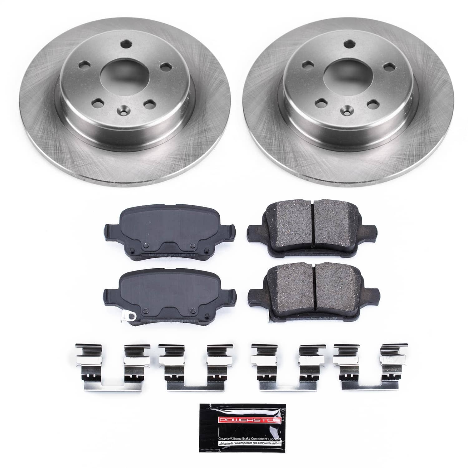 Power Stop - SC7720 - Rear - Disc Brake Pad and Rotor Kit