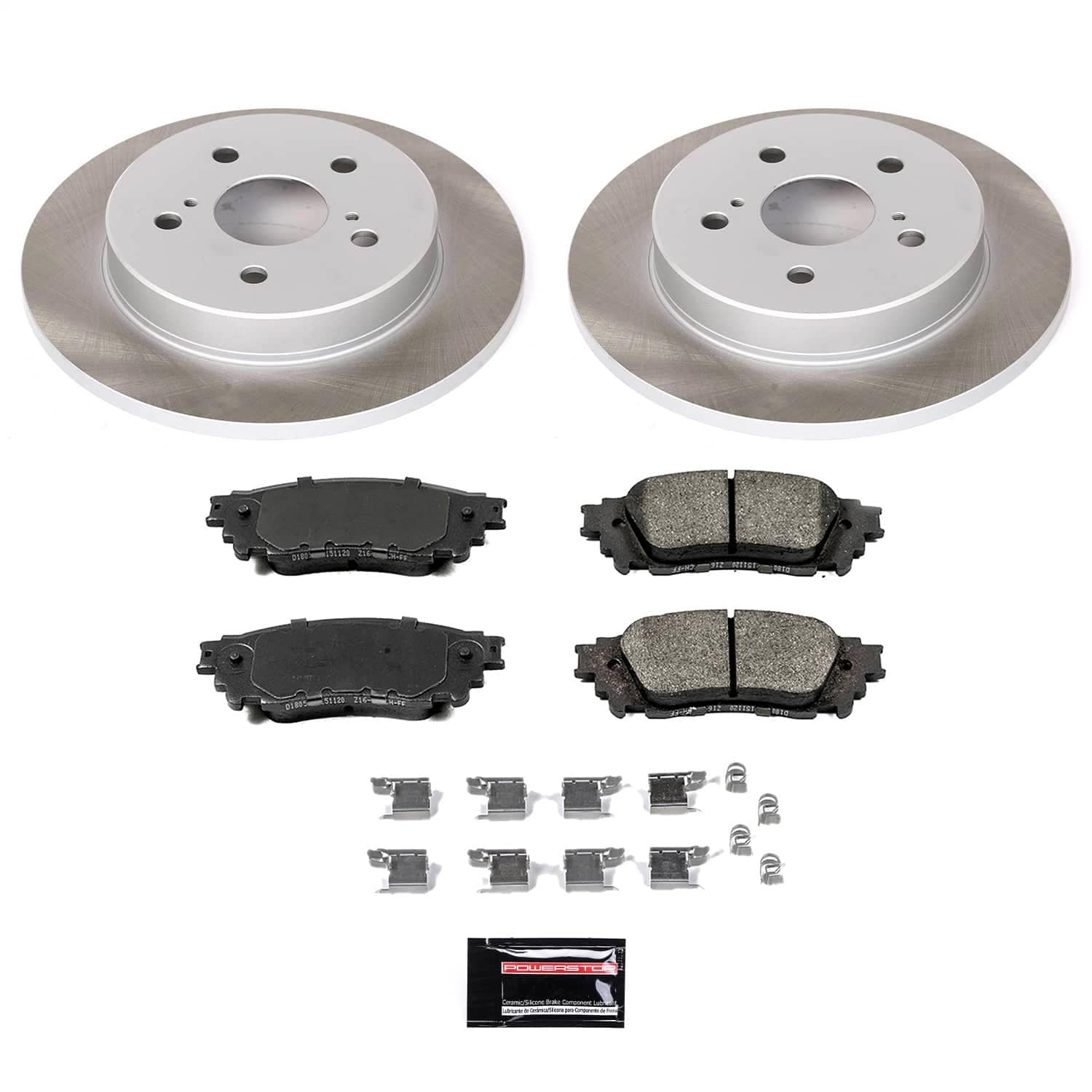 Power Stop - SC7739 - Rear - Disc Brake Pad and Rotor Kit